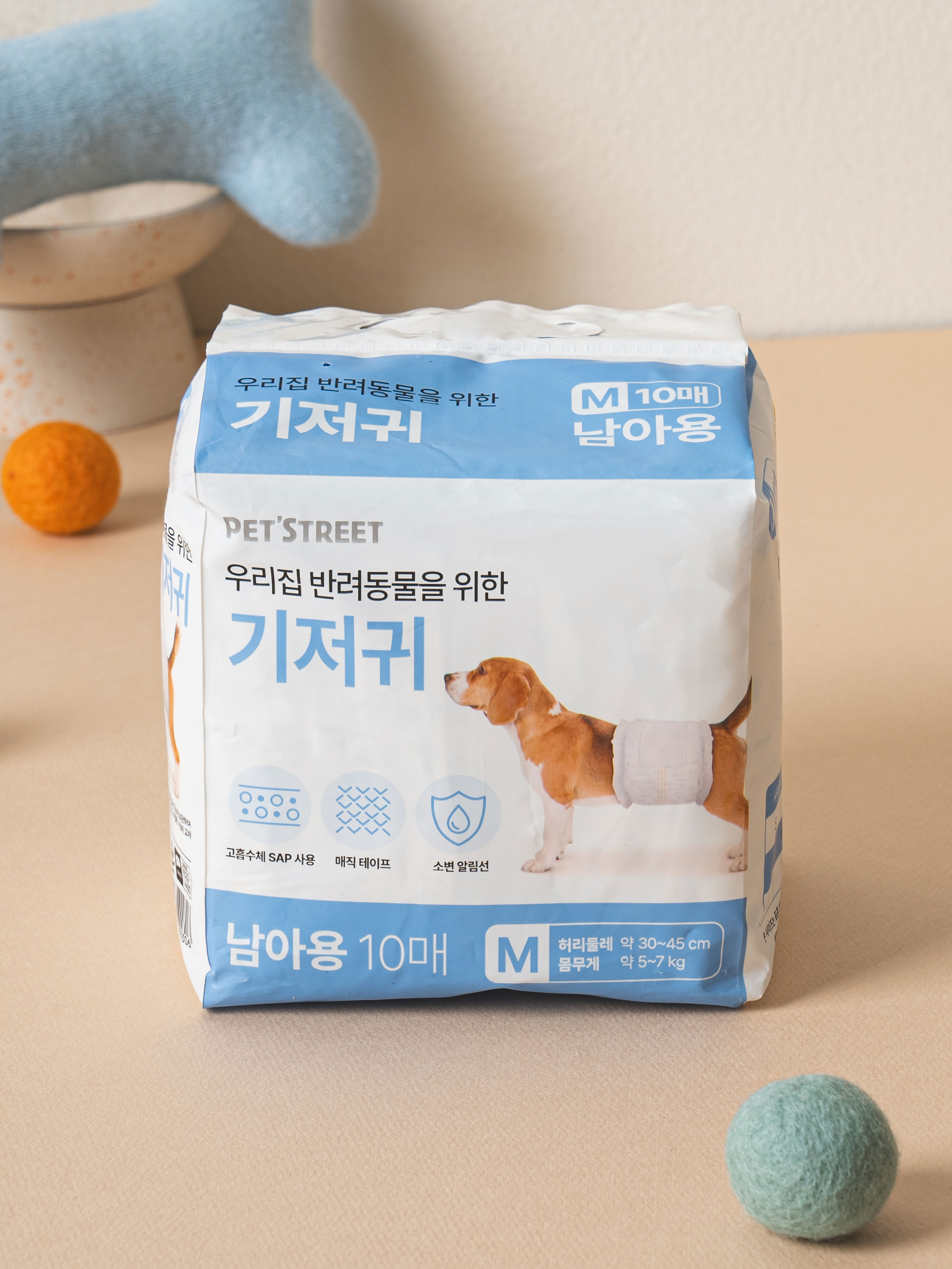 [Pet] Pet boy diapers 10 pieces M