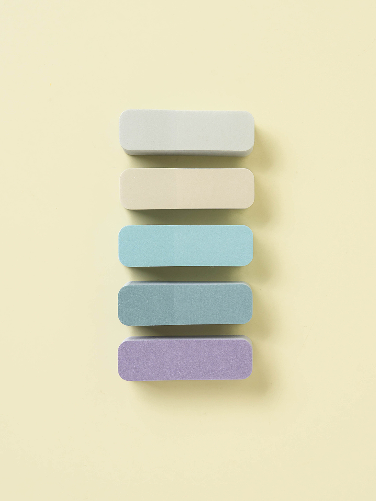 Eco Pastel Round Square Slim Adhesive Memo 600 sheets