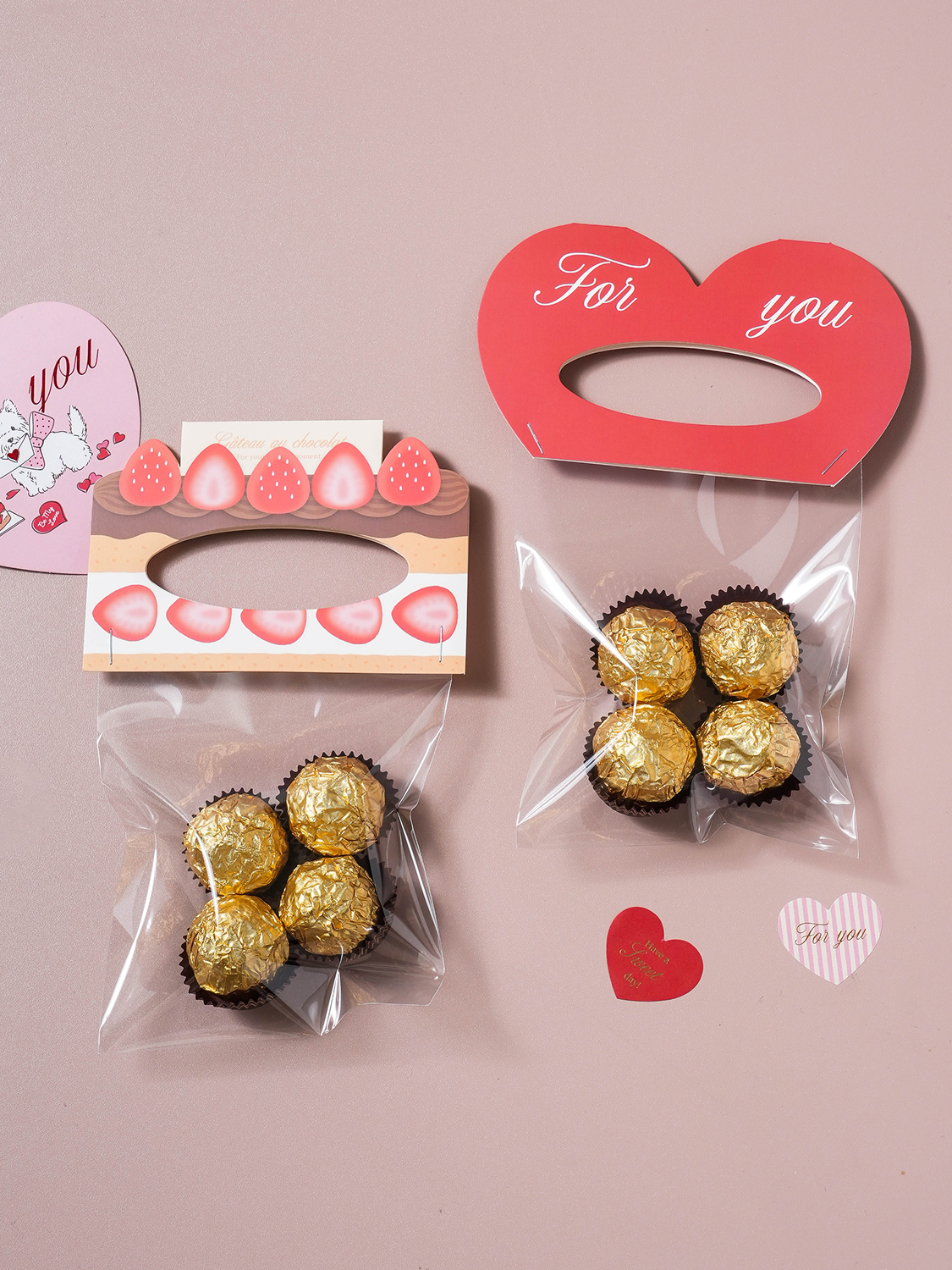 Handle packaging bag set (12 pieces)