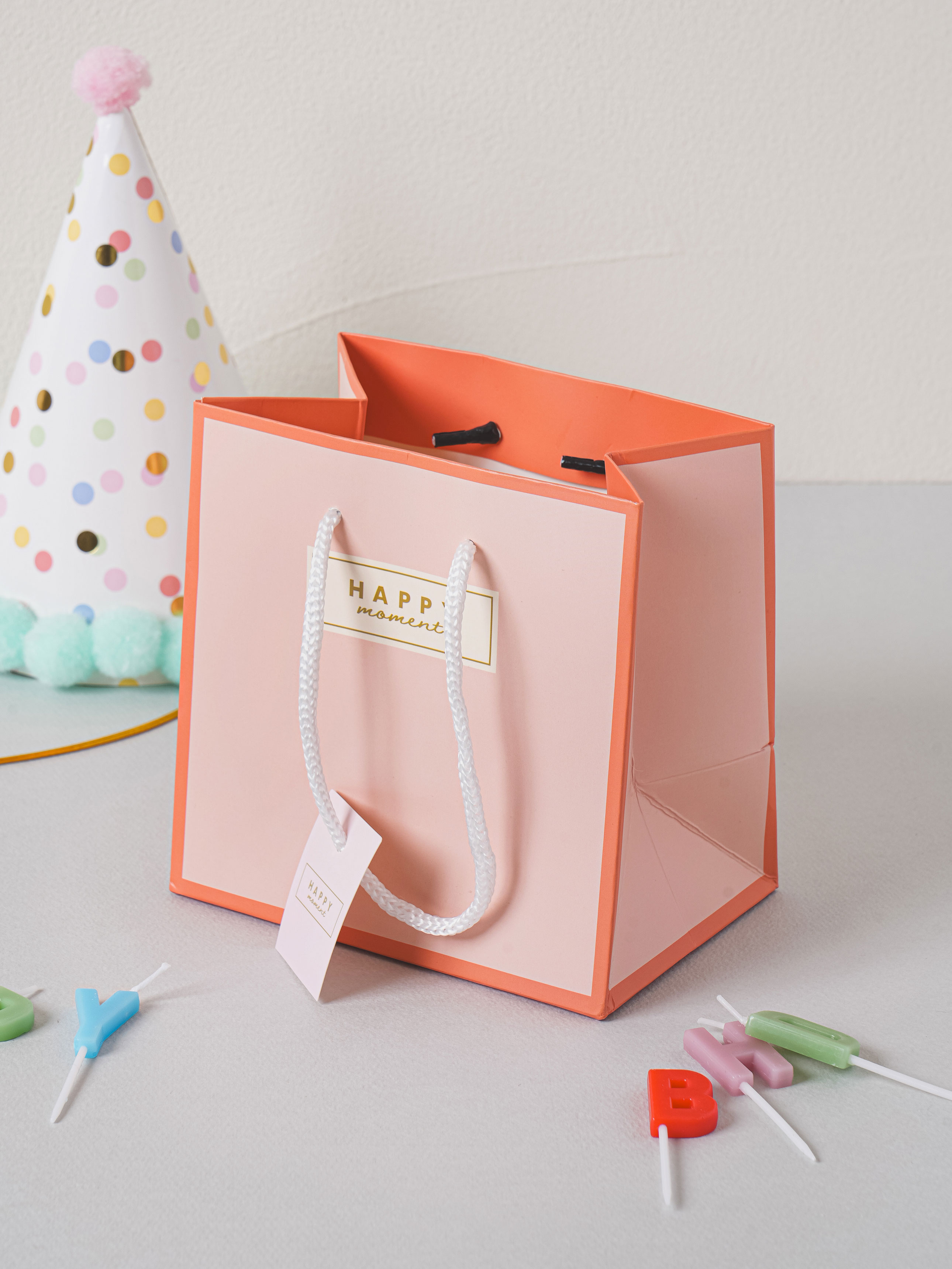 Happy Birthday Gift Bag Pink