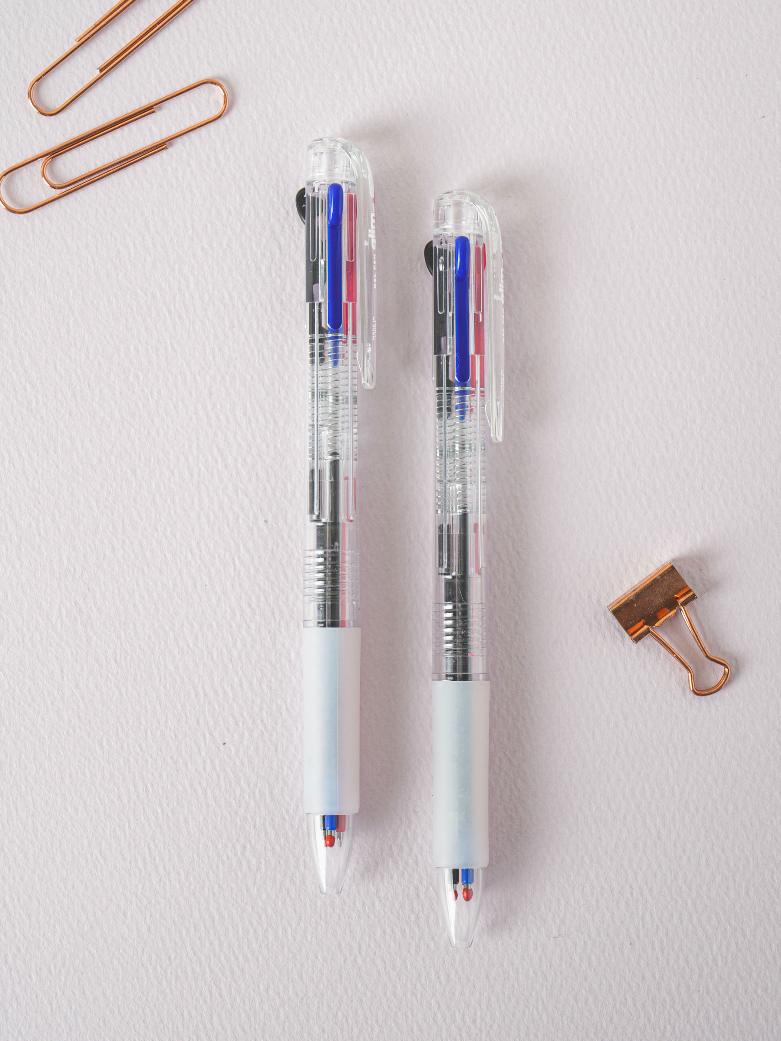 3-color gel pen 0.38 mm black, blue, red, 2 pieces