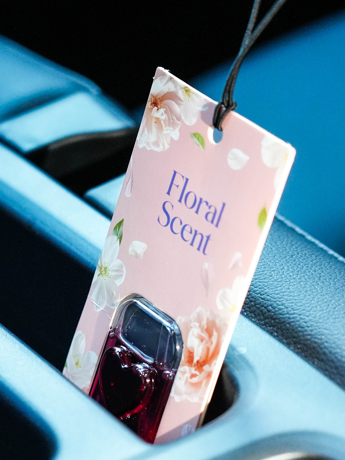 Heart Shape Car Air Freshener 3ml Floral Scent