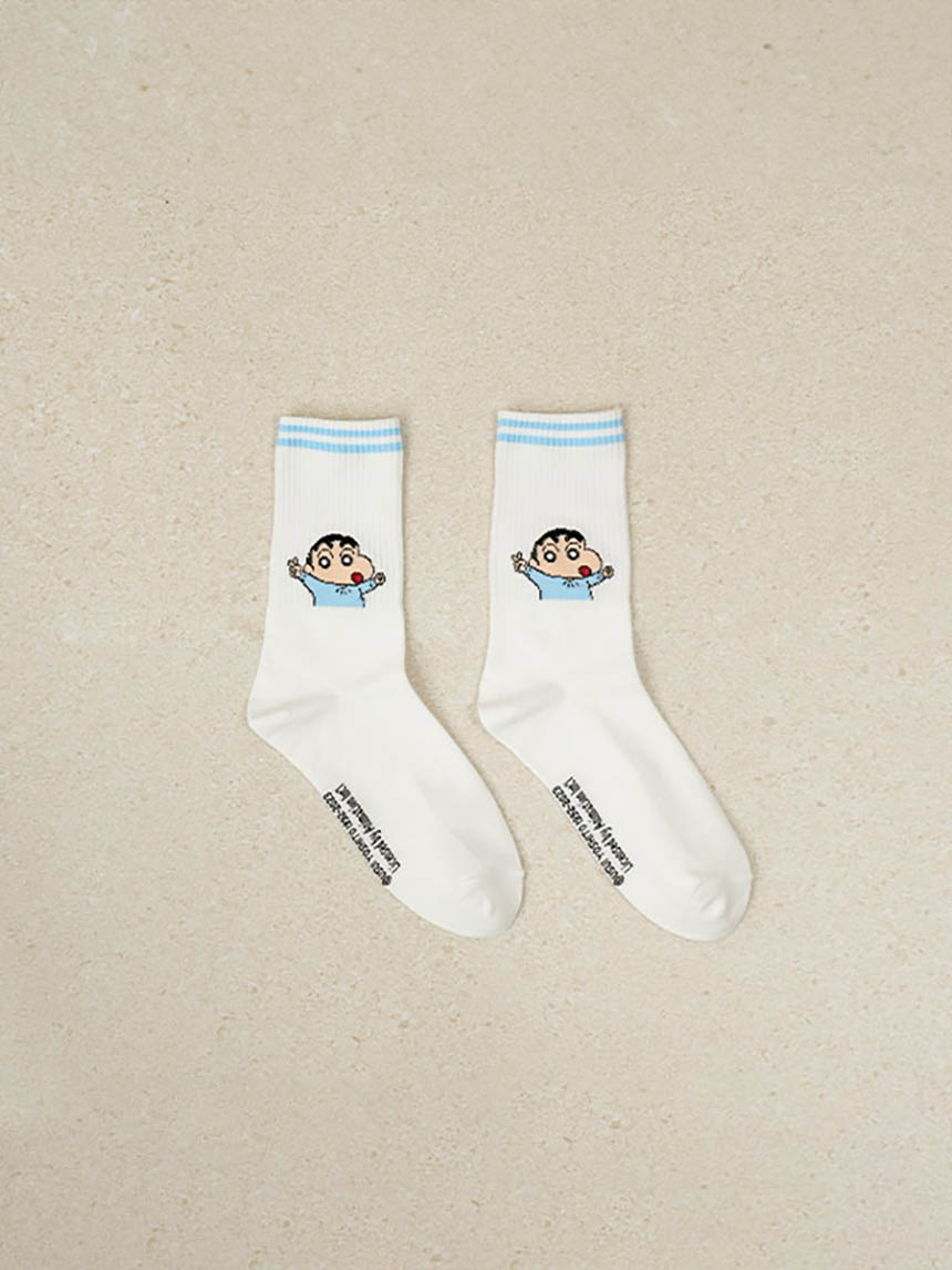 Crayon Shin-chan Women's Ribbed Socks