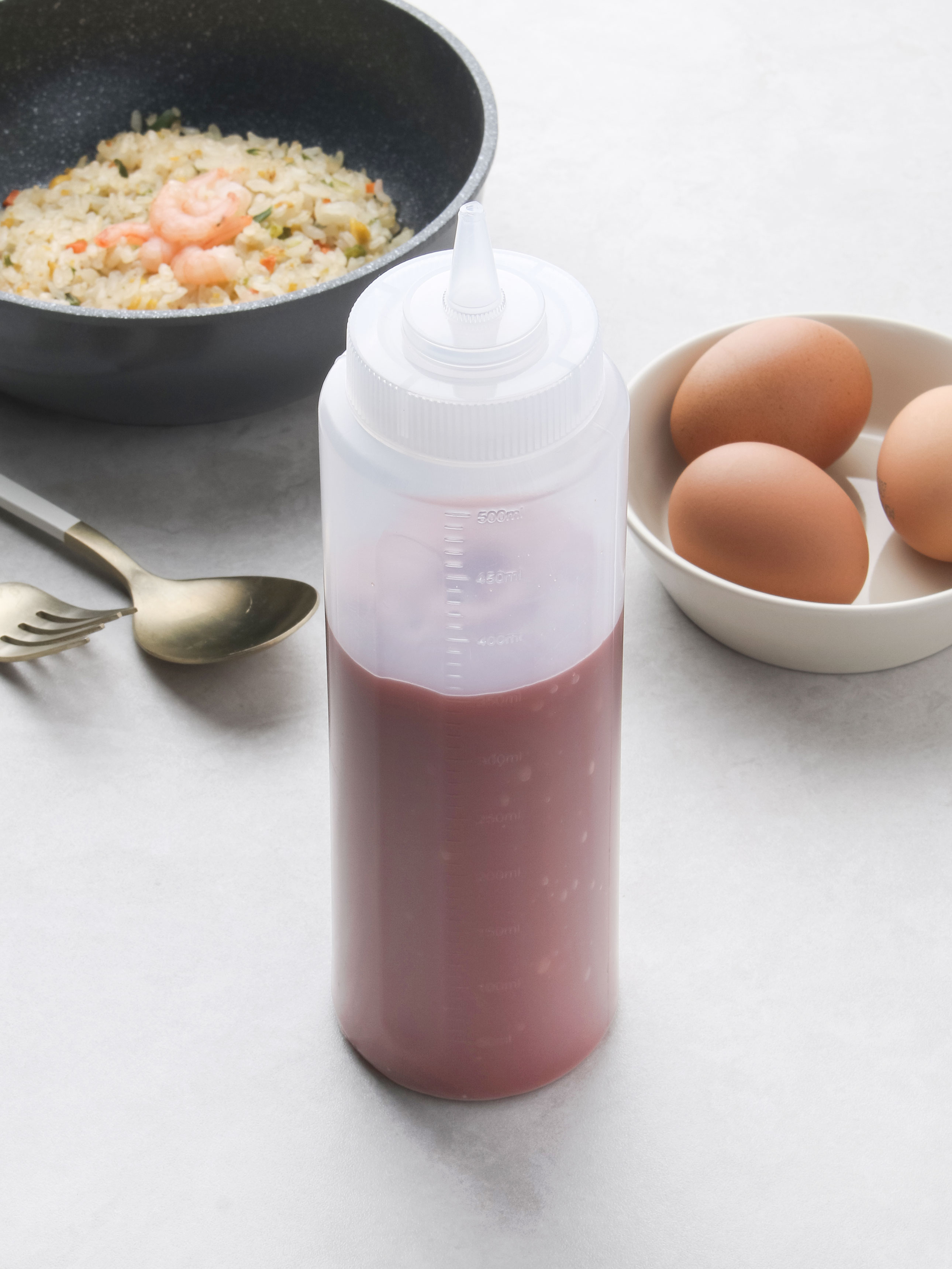 500 ml cut-out sauce container