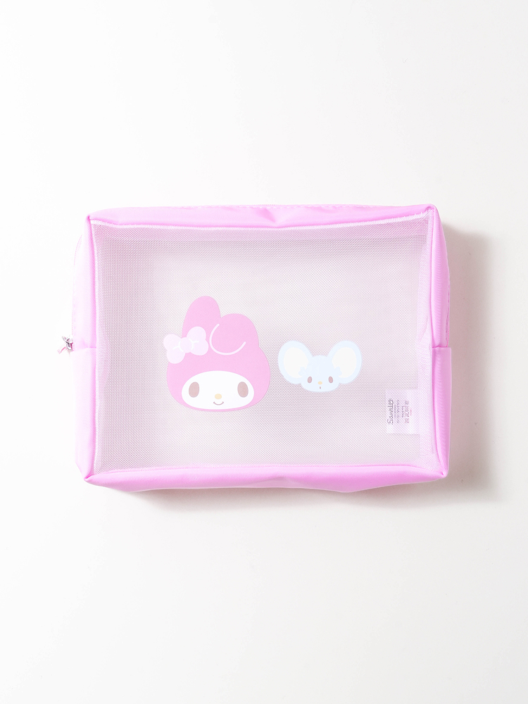 My Melody Square Mesh Pouch Large