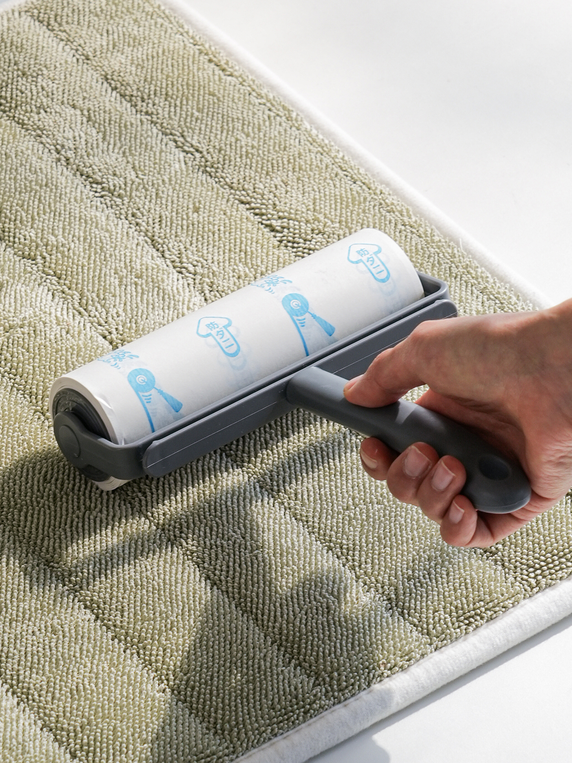 Mite roll cleaner refill for bedding & carpets, 16 cm, 3 pieces