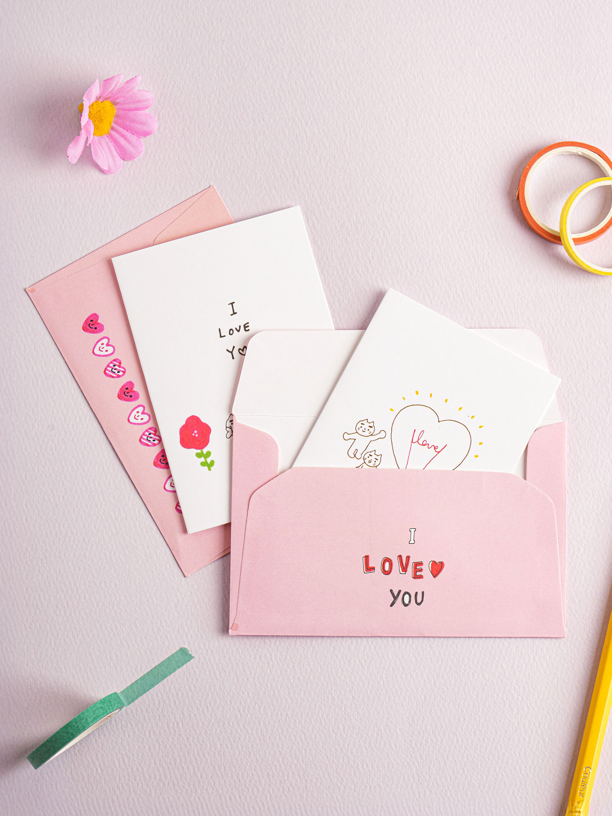 Milo Love Card 2-Pack Rabbit Pattern