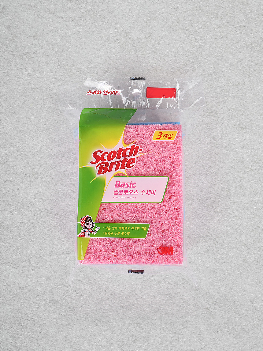 Scotchbrite basic cellulose scrubber (3 packs)