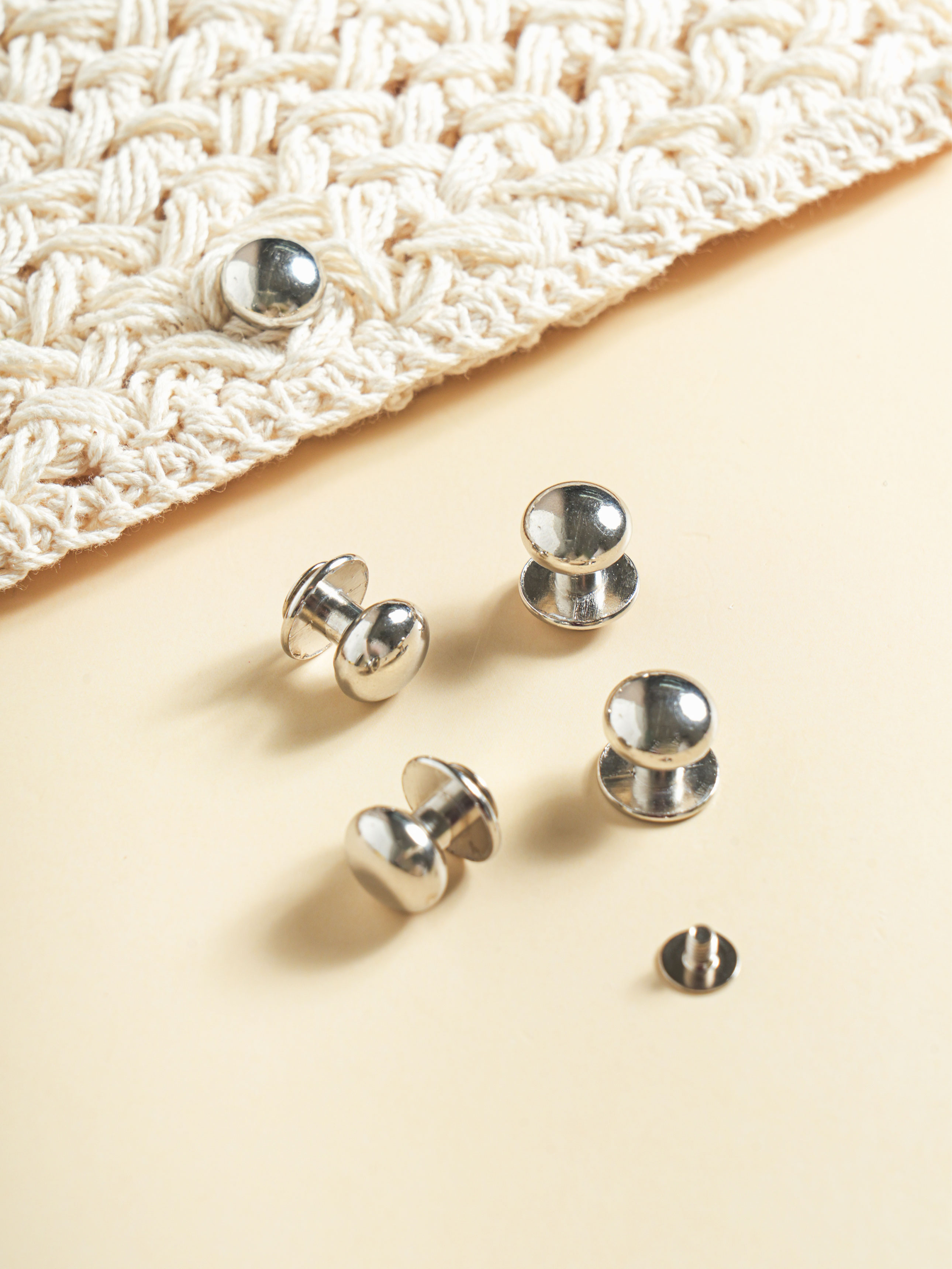 Bag Lock Saltledge 12 mm 4 Pieces Silver