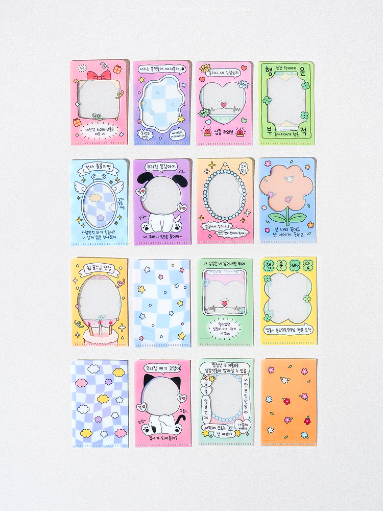 Photo card mini L holder 8 sheets