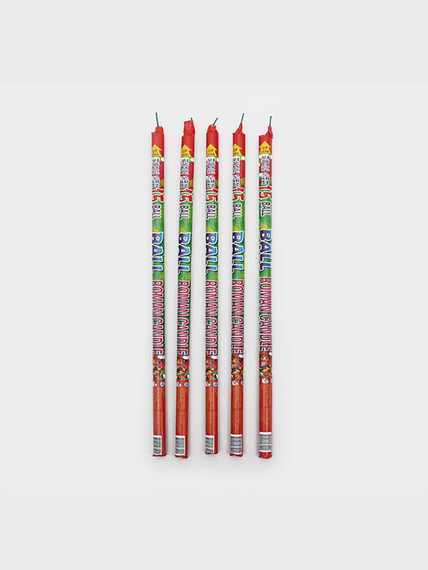 5 15-shot Roman candles