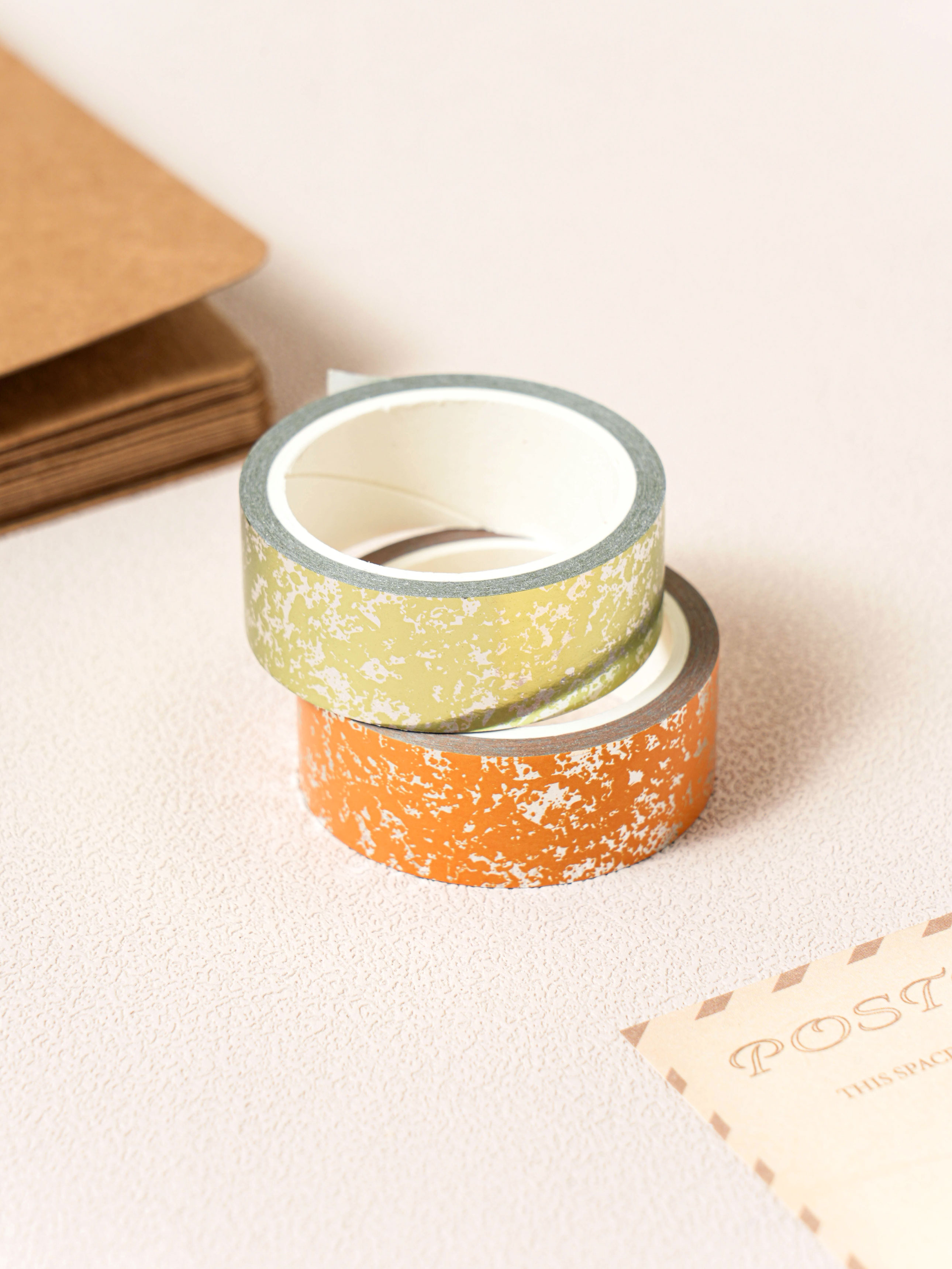 Vintage Rusty Pattern Masking Tape 2pcs