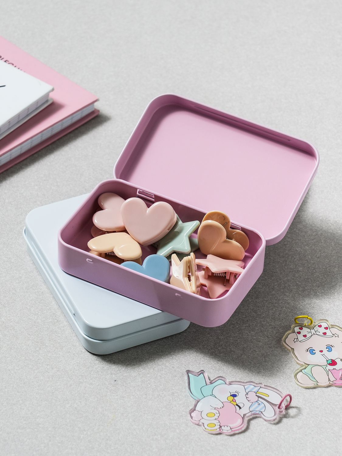 2 mini photo card tin cases