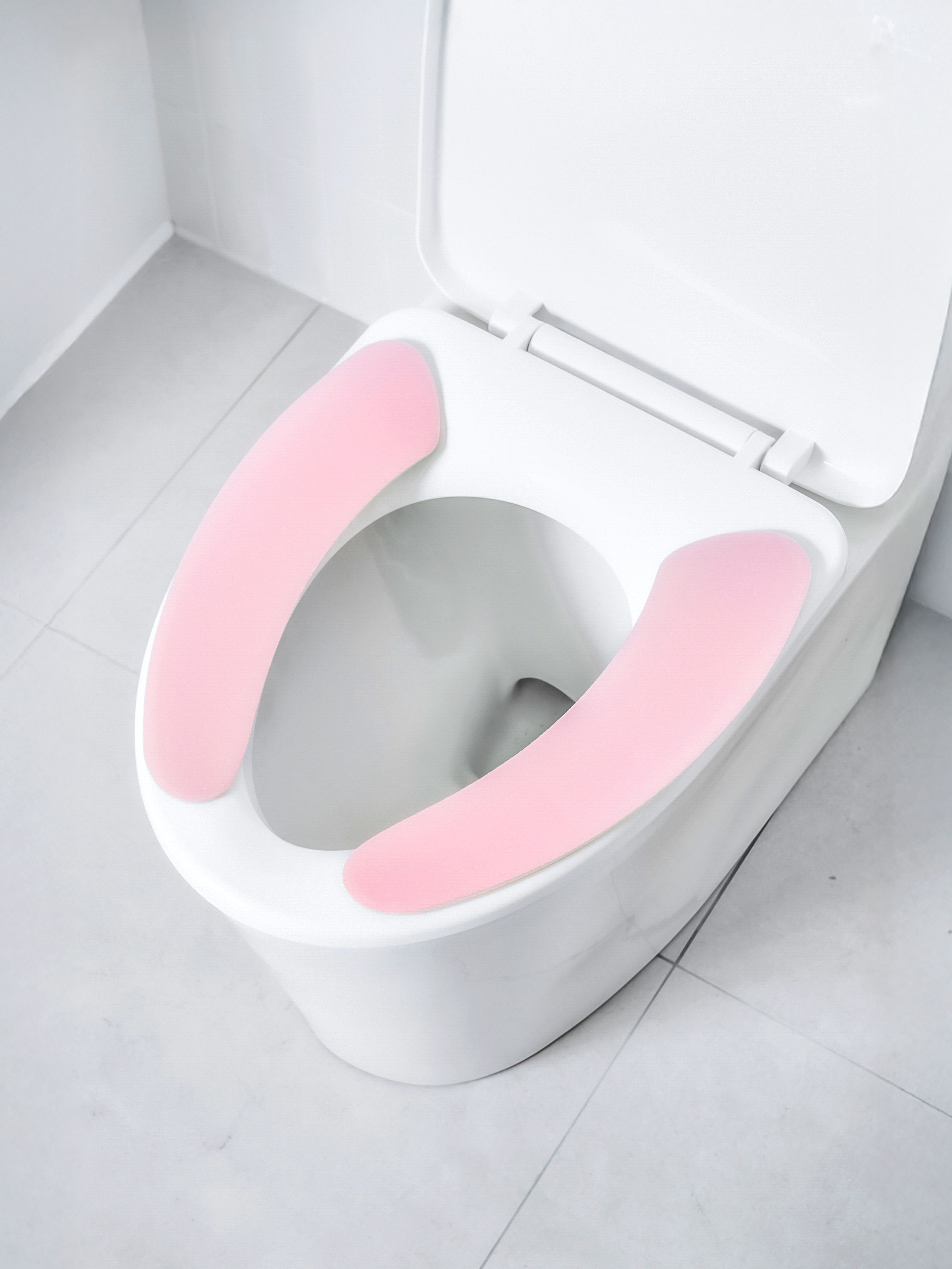 Fluffy Toilet Seat Pink