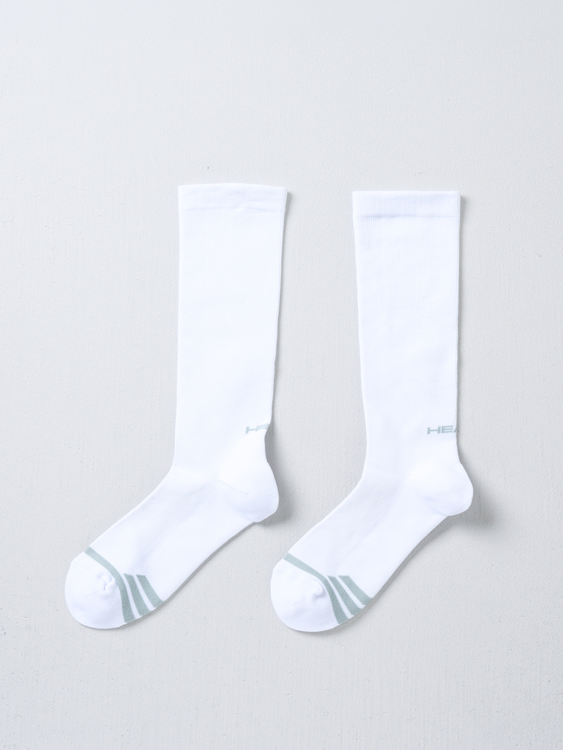 [Women] HEAD knee socks white