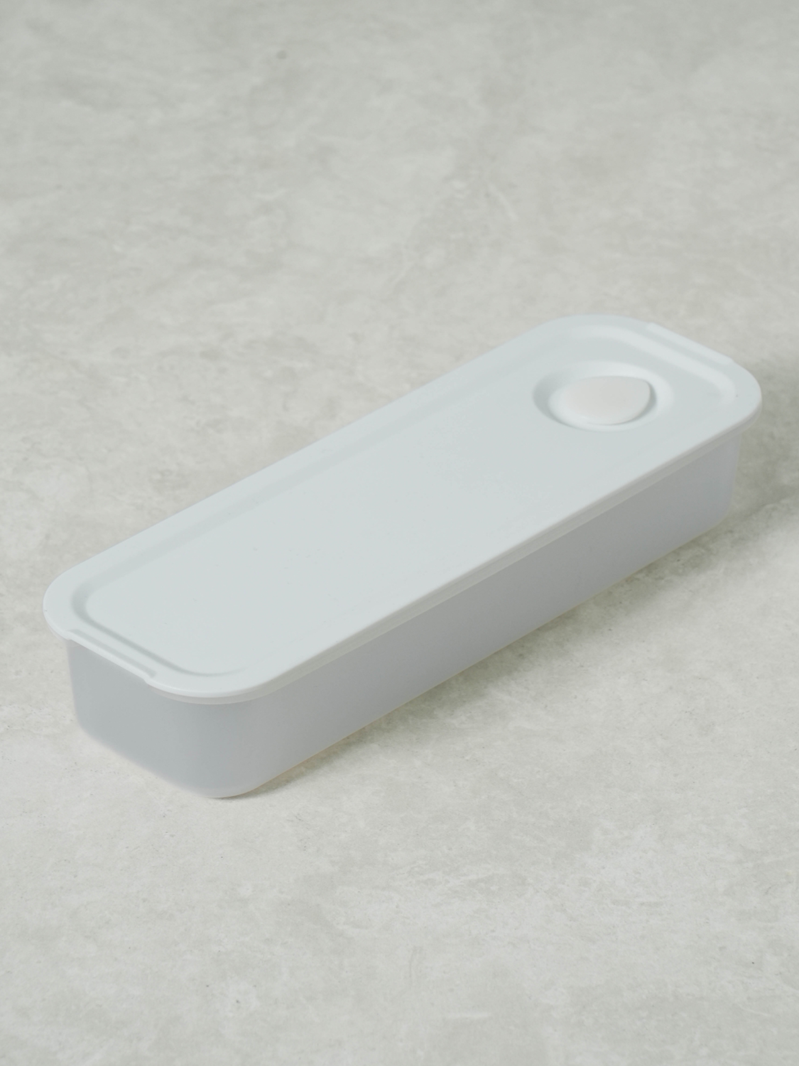 Japan-made steam stopper slim rectangular valve container 500 ml