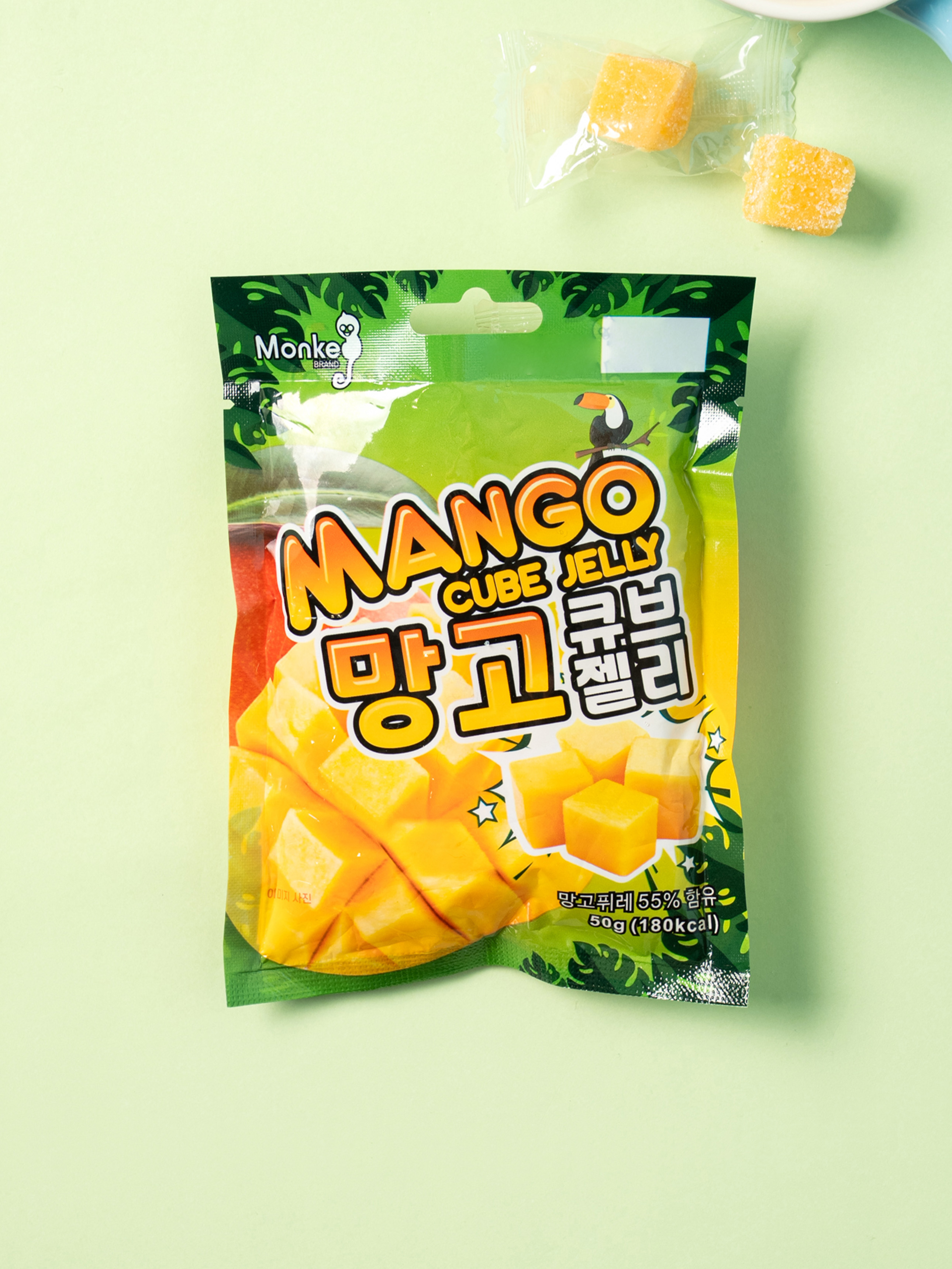 Mango cube jelly (50 g)