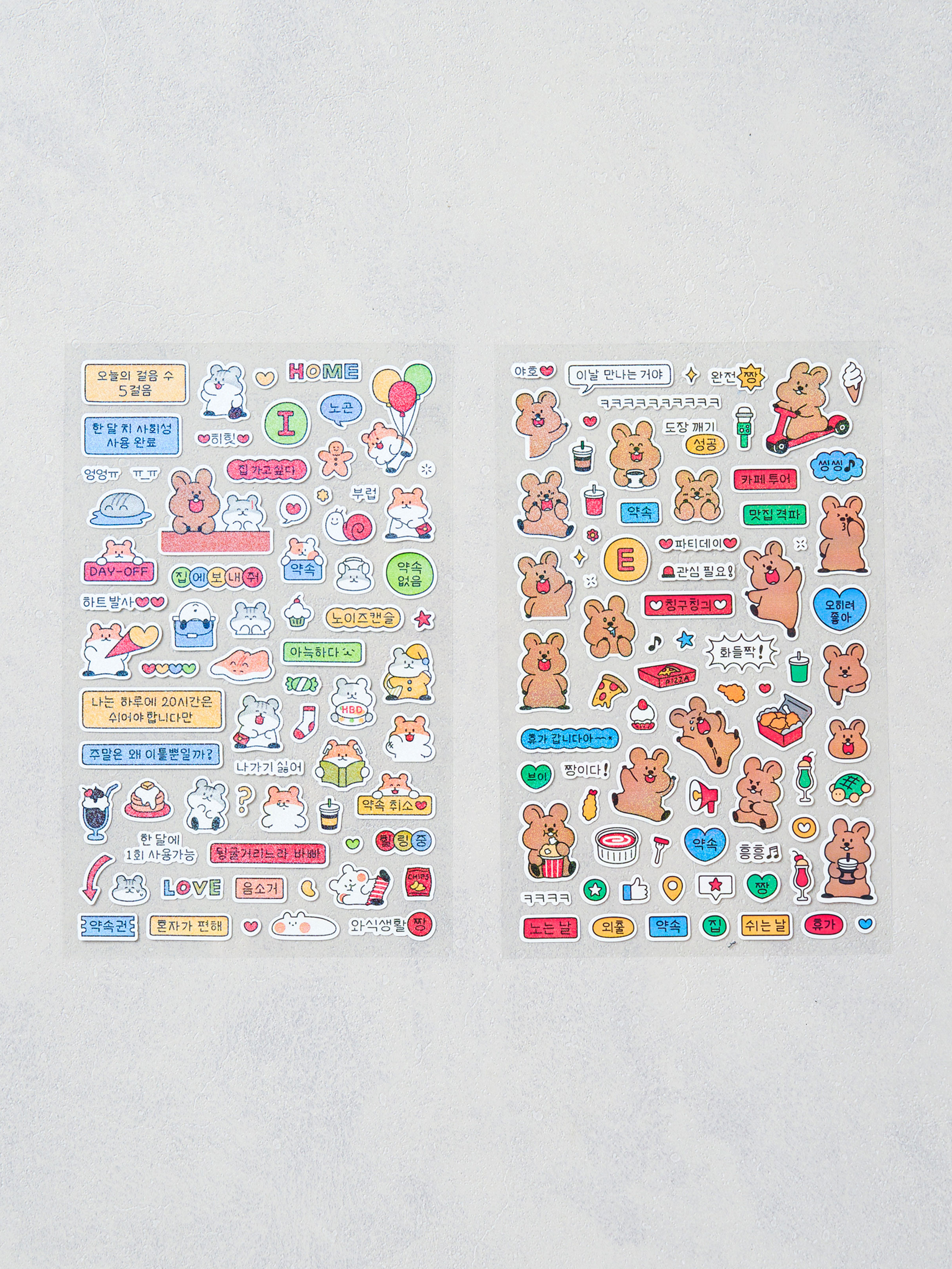 4 personality type stickers E & I