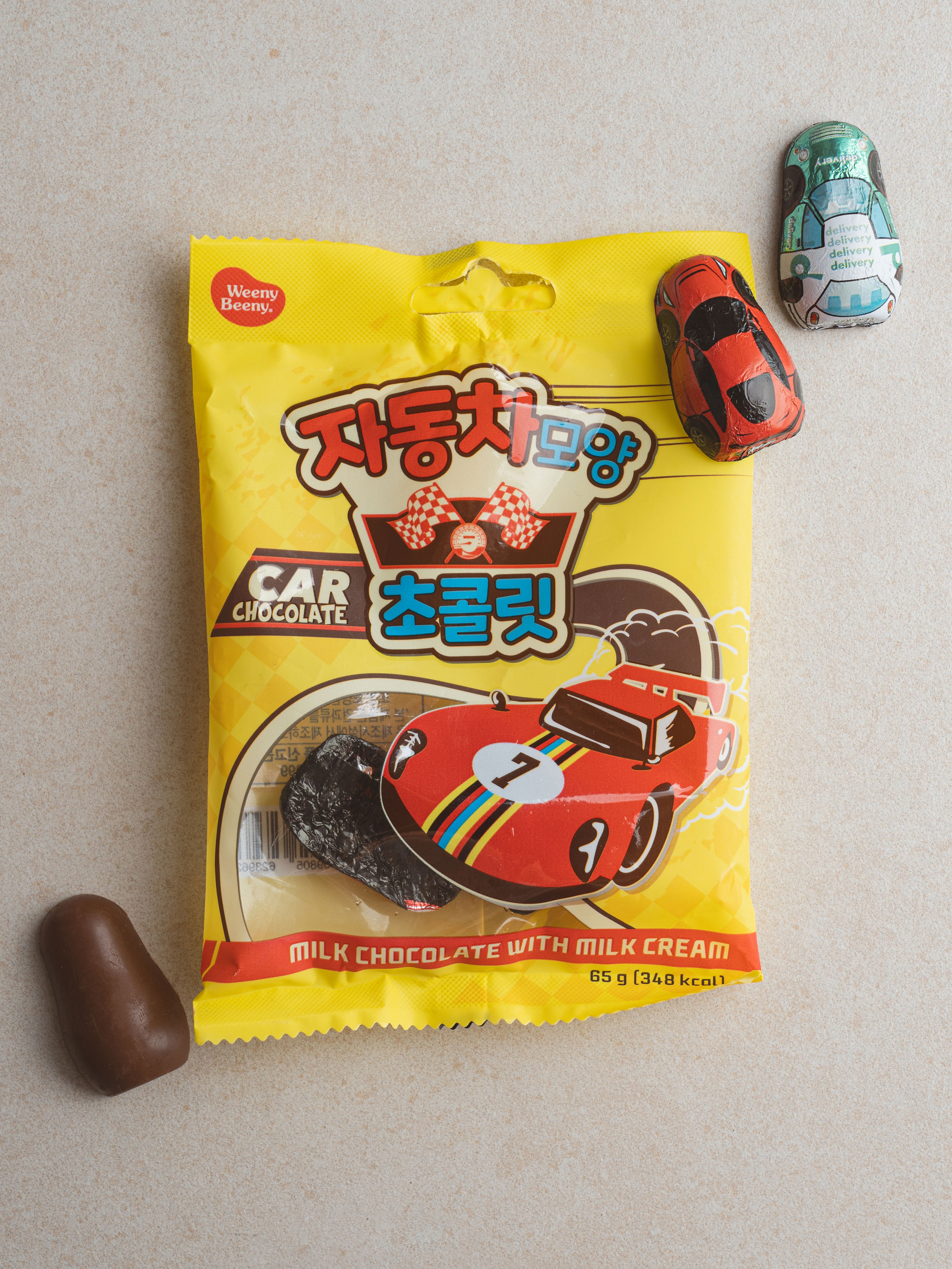 Winnie Bini car shaped chocolate 65 g
