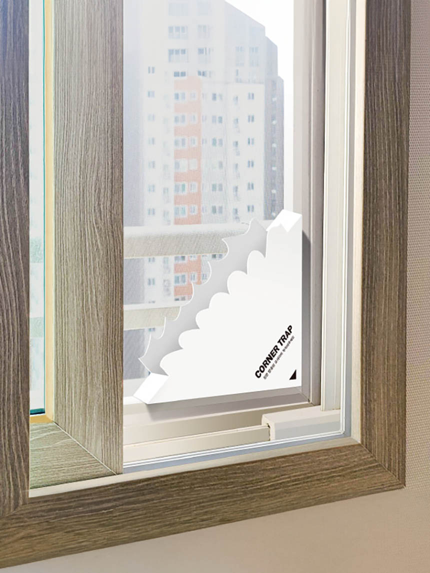 2 window gap adhesives (stickers included)