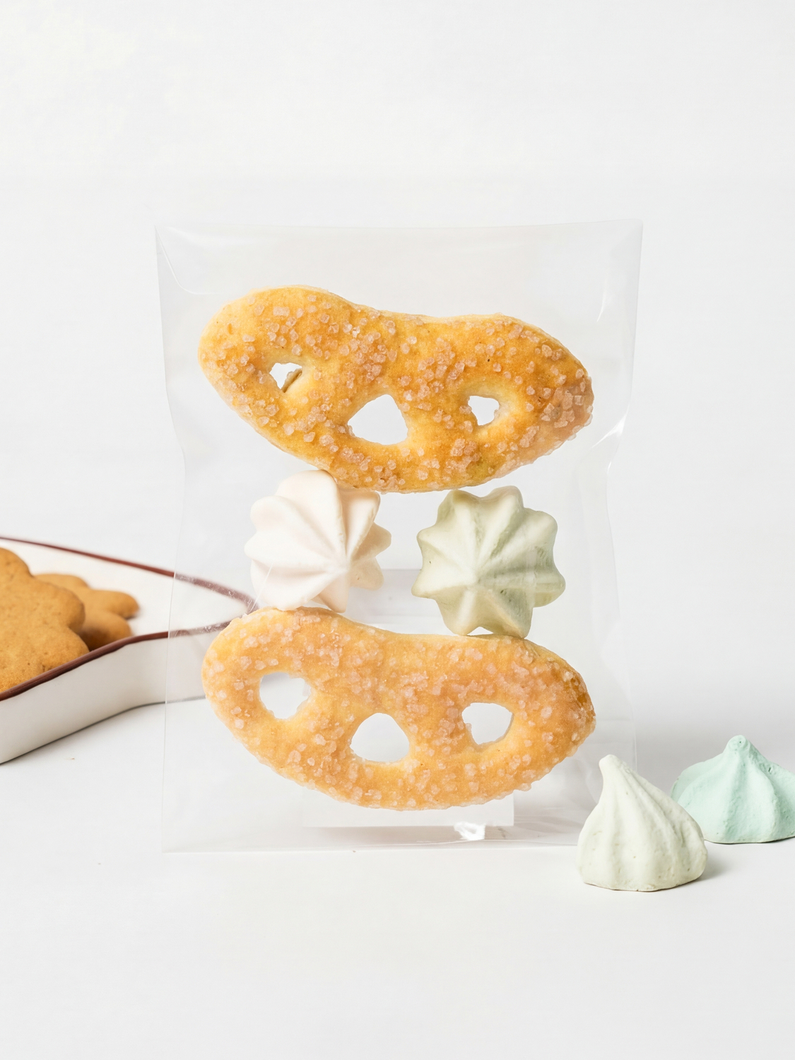 Adhesive transparent packaging bags 9X12cm 35 sheets