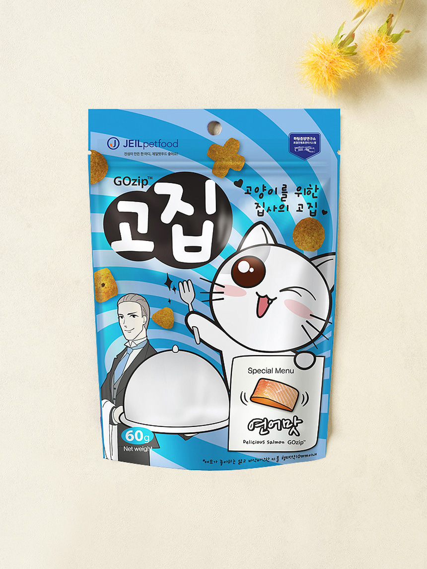 [펫] 고집 연어맛 60 g