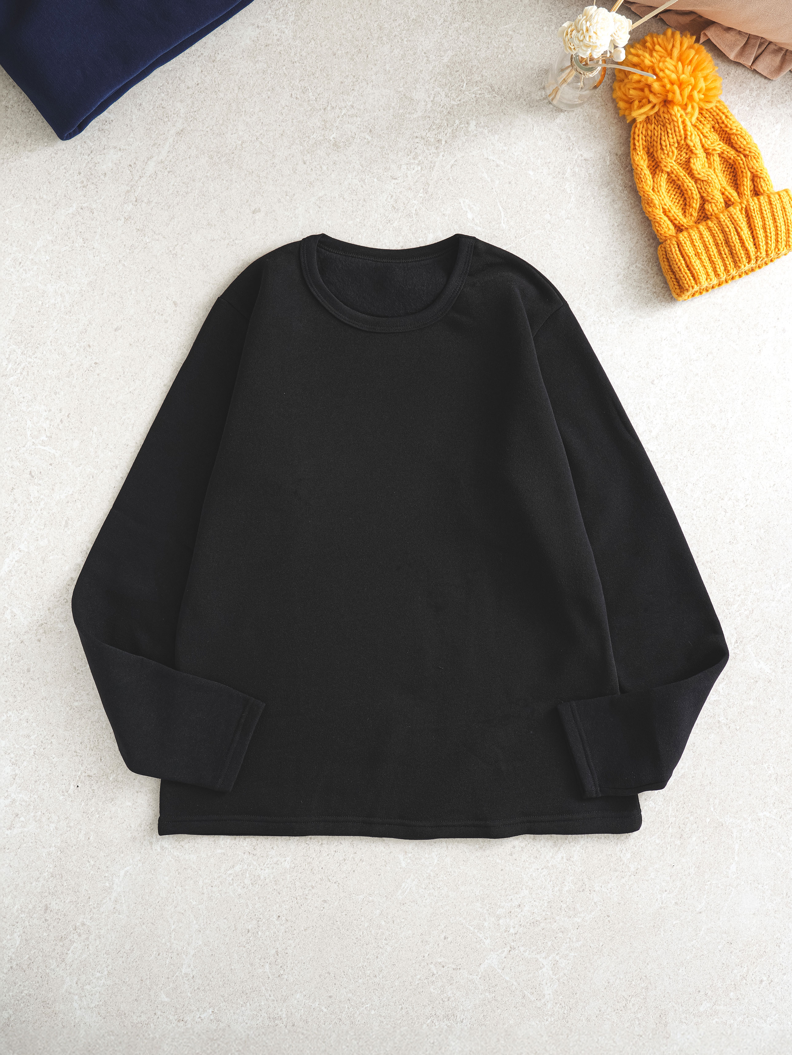 [Fleece] Easy Warm Women's Fleece Underwear Top M