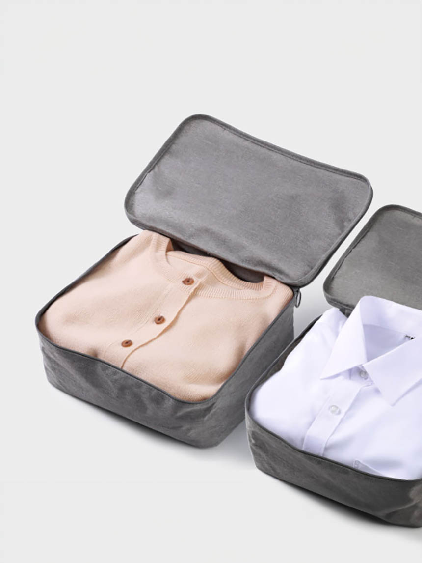 Luxury storage pouch for travel