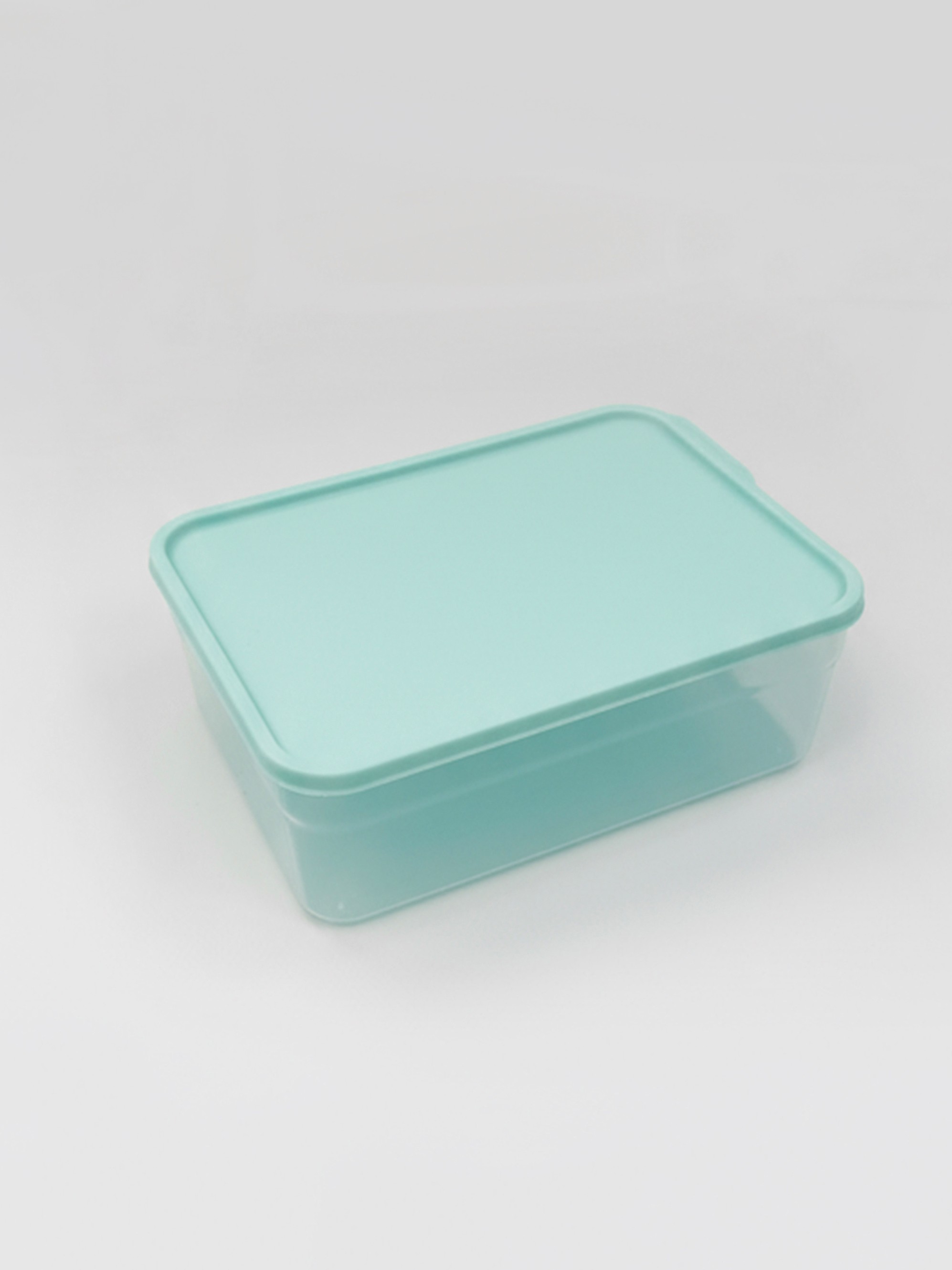 Flexible soft storage container 2L sky blue