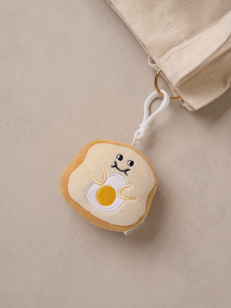Snack Series Egg Toast Hanging Doll