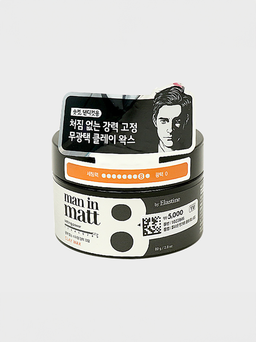 Elastine Men in Matt Clay Wax 80g