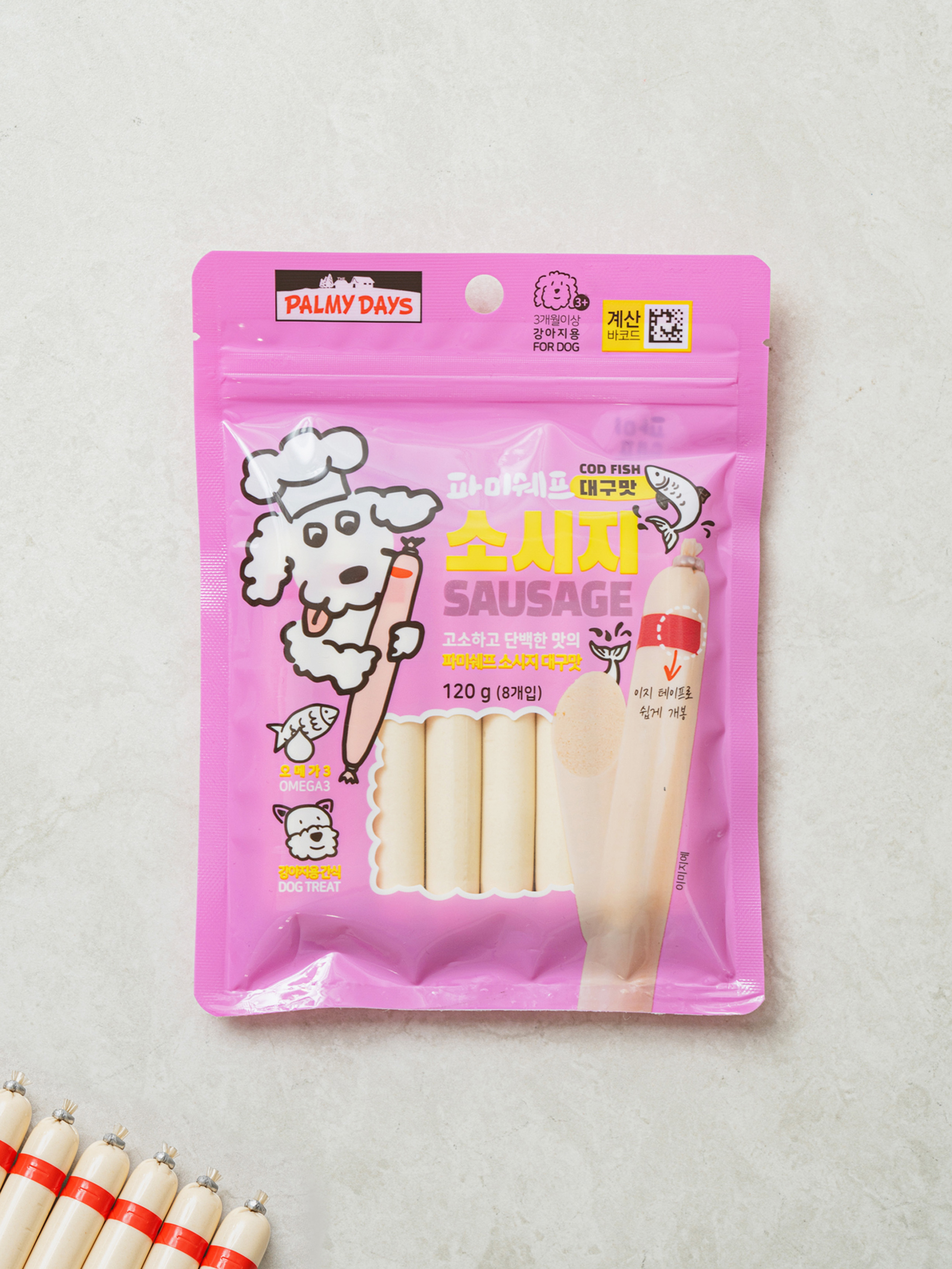 [Pet] Farmi Chef Sausage Cod Flavor 8 Pieces