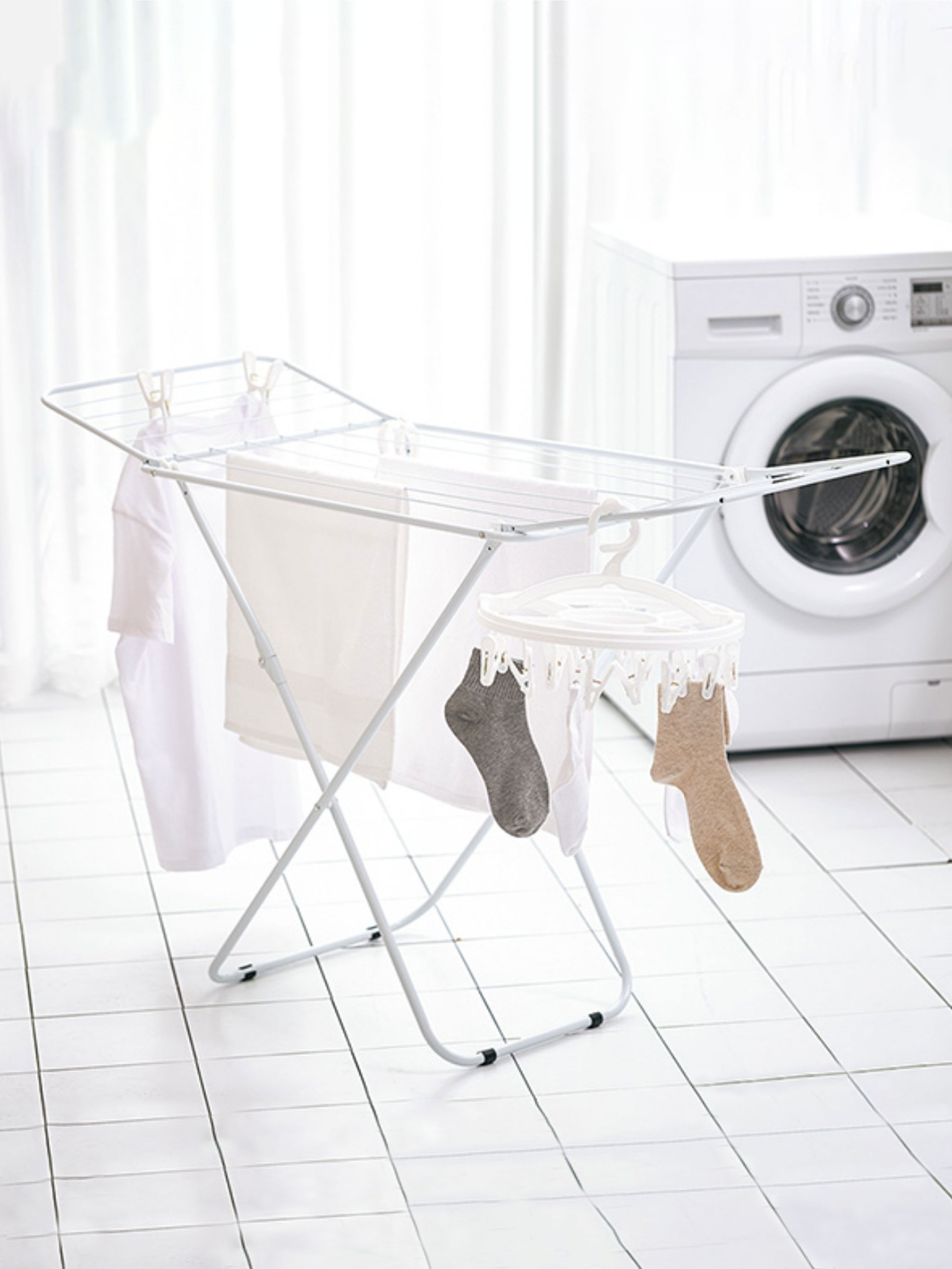 steel clothes drying rack