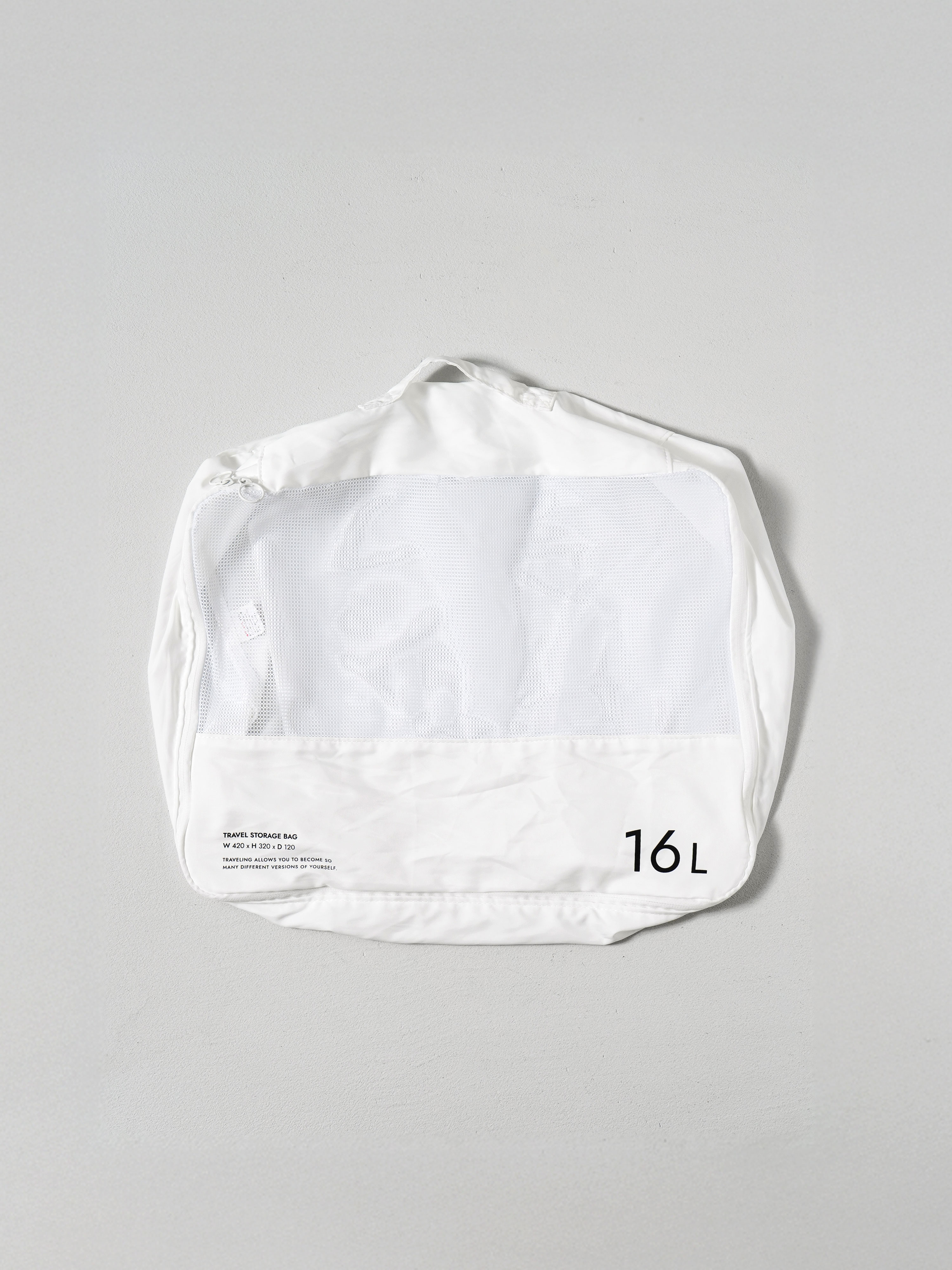 Travel Mesh Case L White