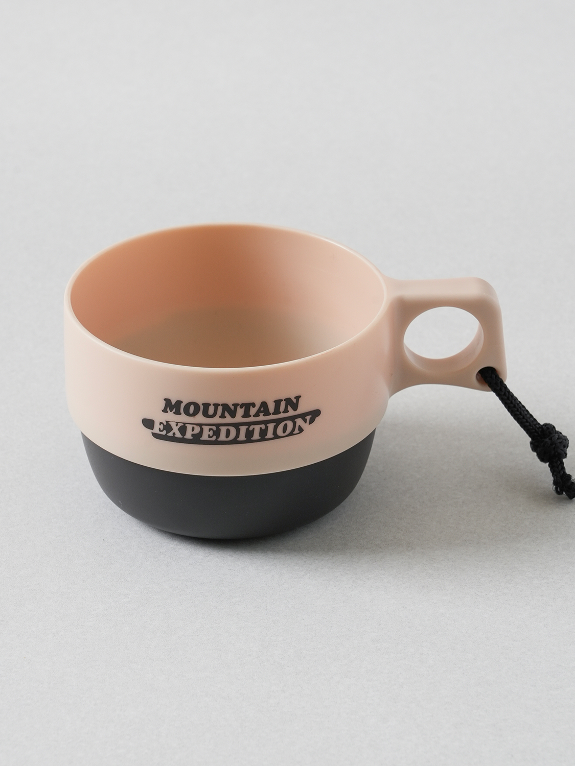 Camping handle cup low type 350 ml