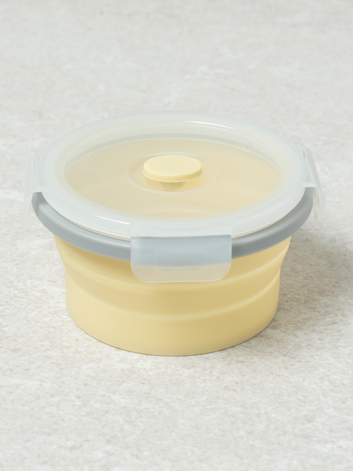 350 ml collapsible silicone round container