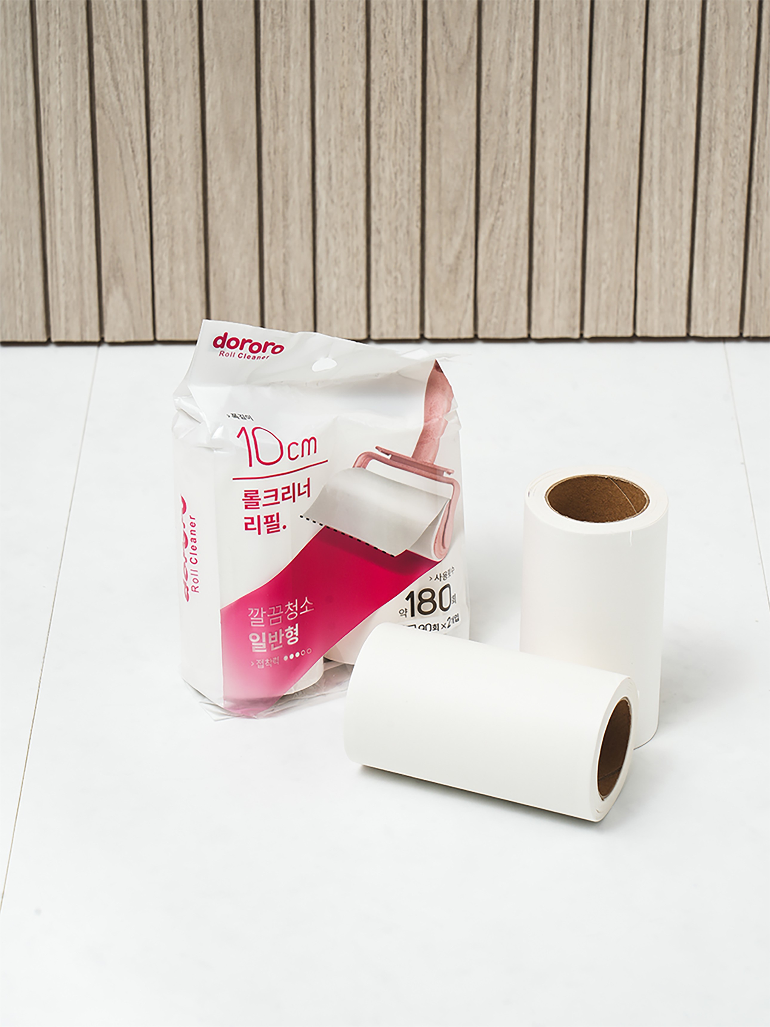 Standard roll cleaner refill 10 cm, 2 packs