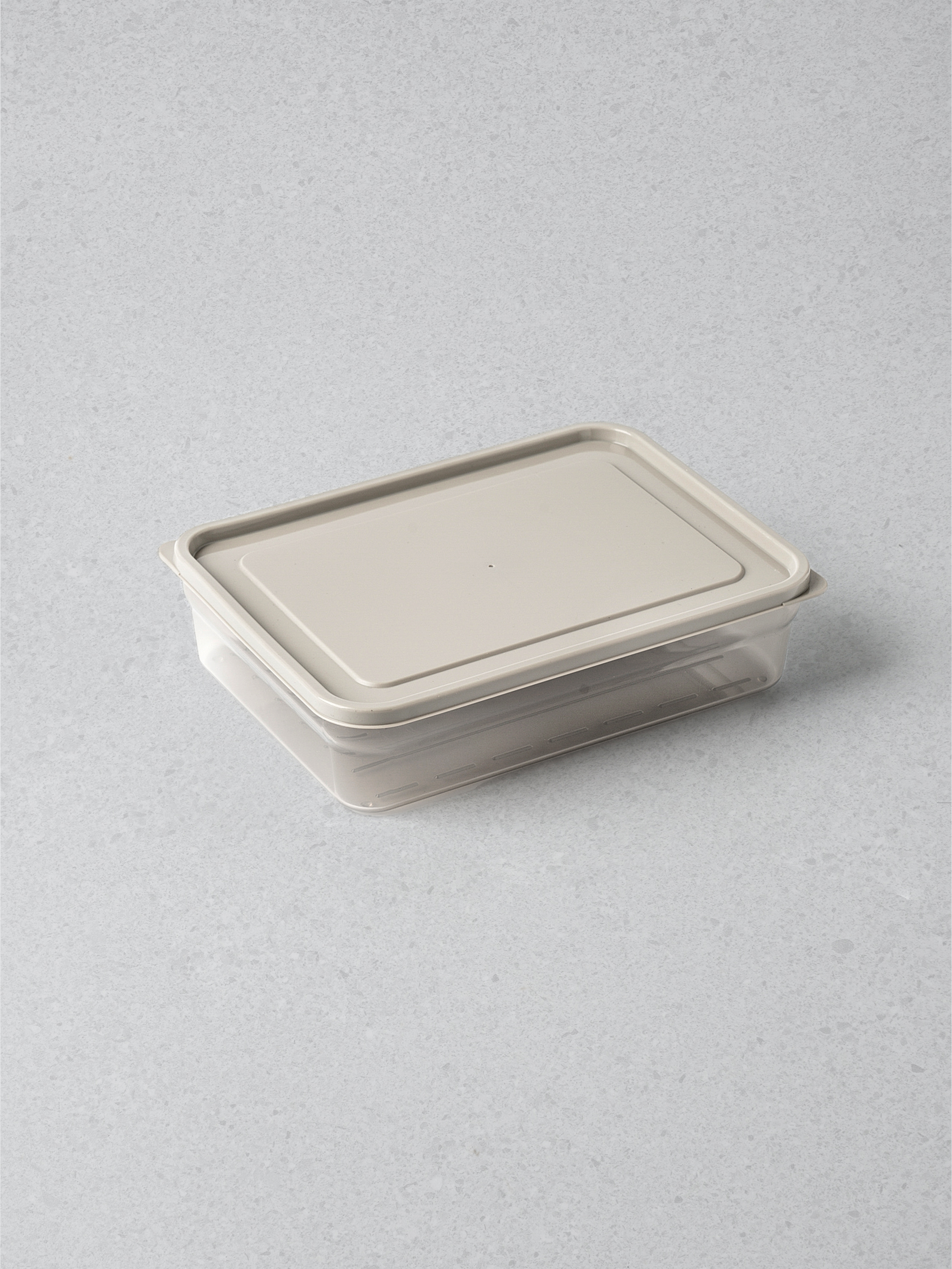 Flexible soft storage container 1.3 L gray