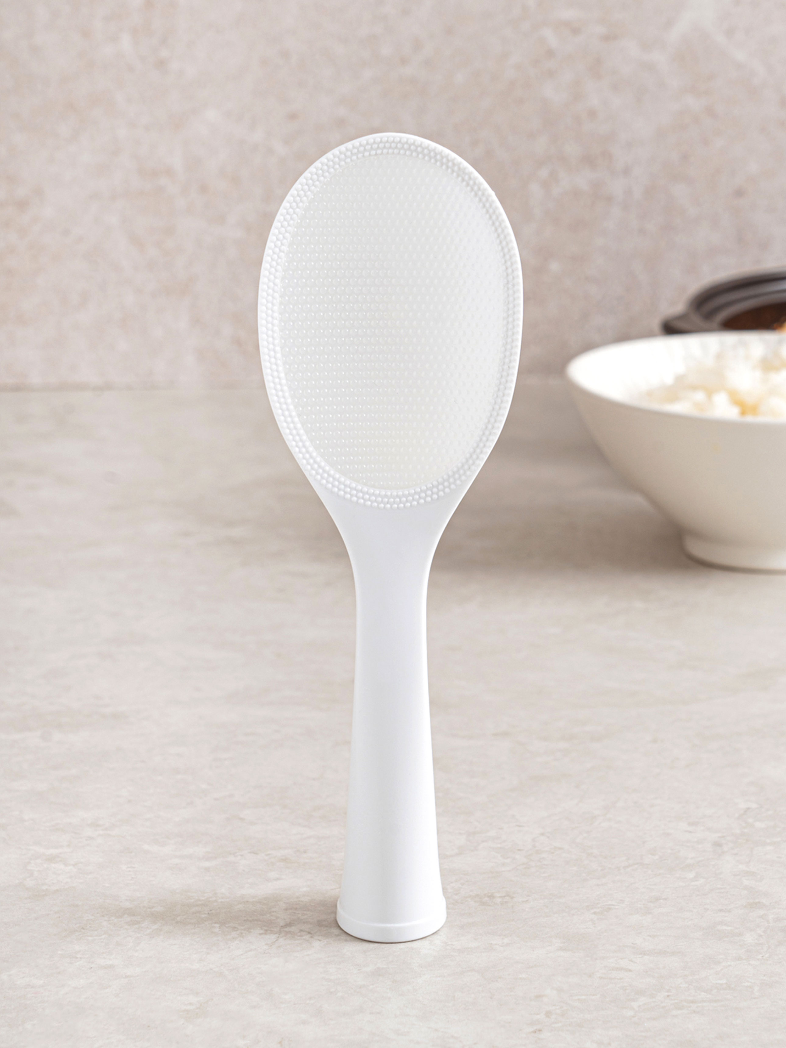 Standable rice spatula made in Japan