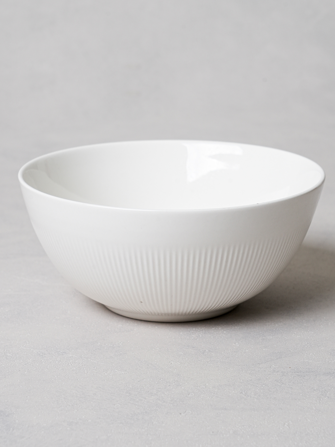 Pleated embossed bowl 14 cm
