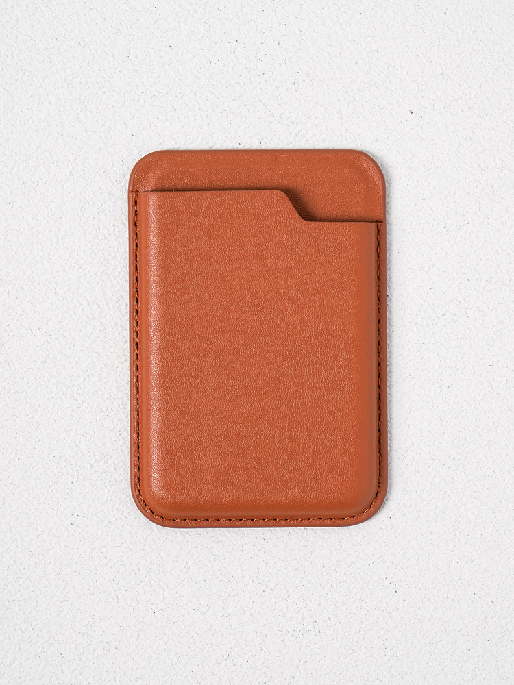 MagSafe 2 compatible card wallet brown