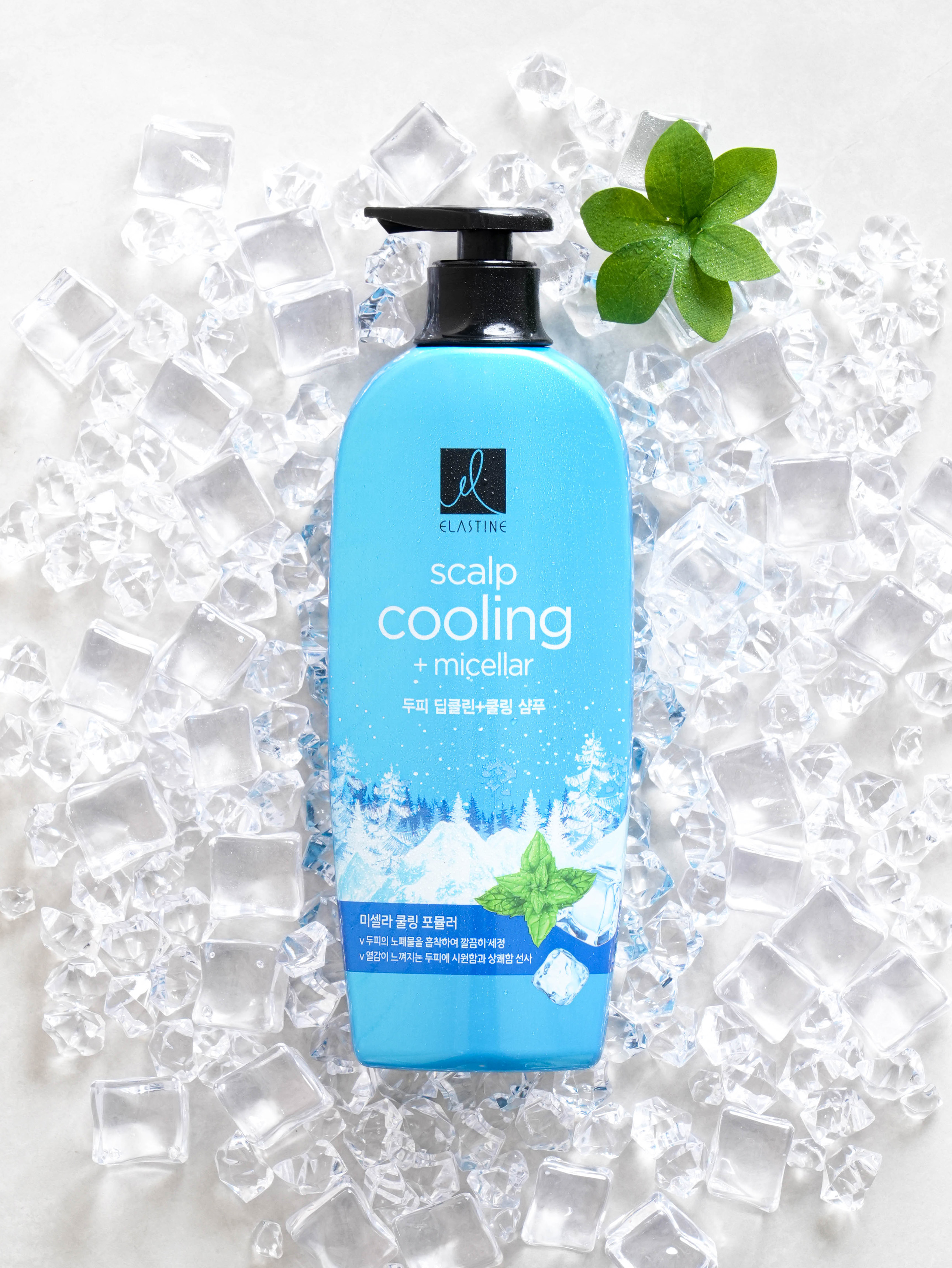 Elastin scalp deep cleansing + cooling shampoo 680ml