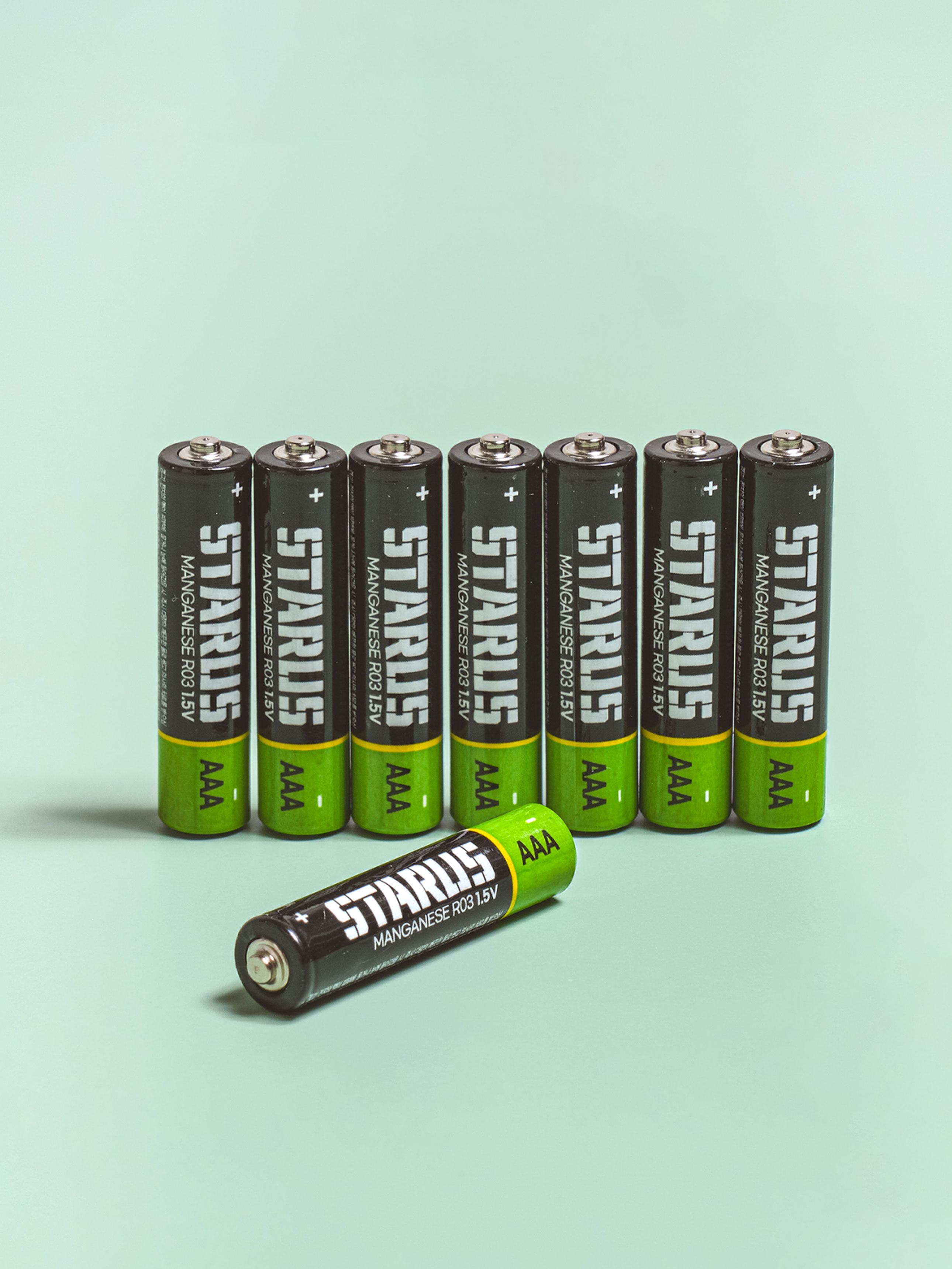 Starrus manganese batteries R03 AAA 8 pieces