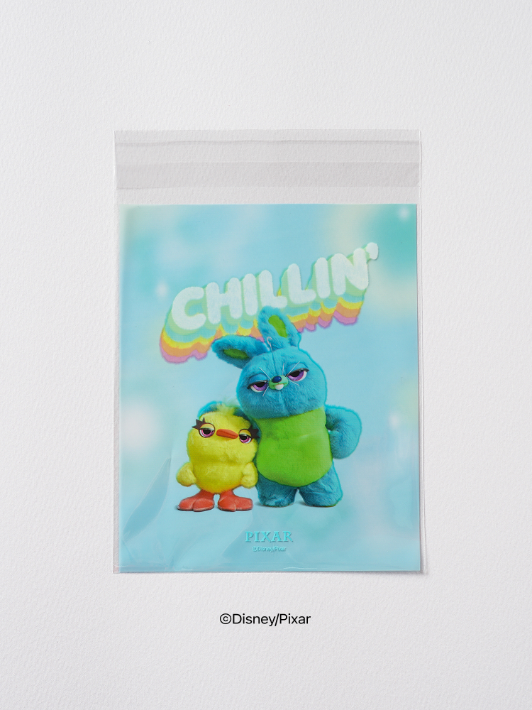 Pixar Fluffy Adhesive Bags Medium Size 20 sheets