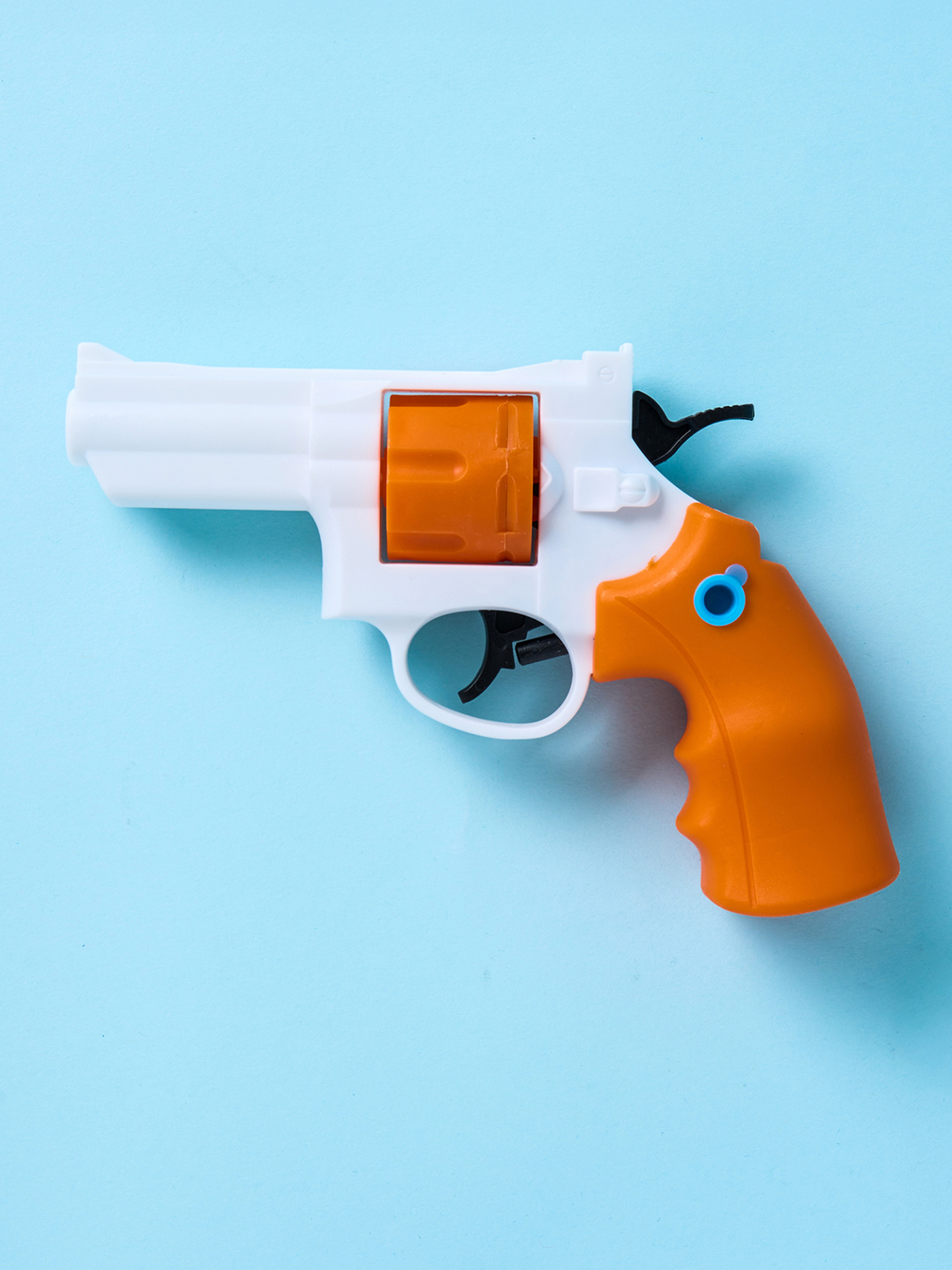 rotary revolver water gun orange