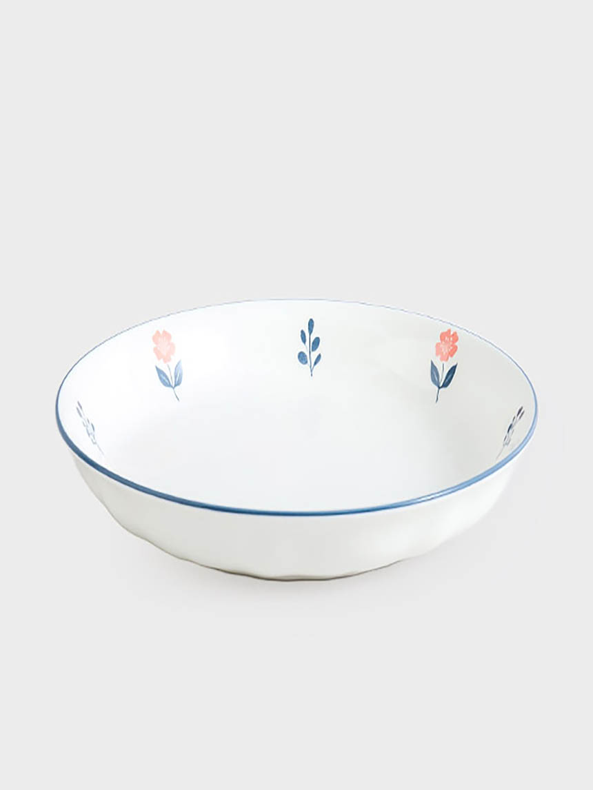 Flower line plate 23cm