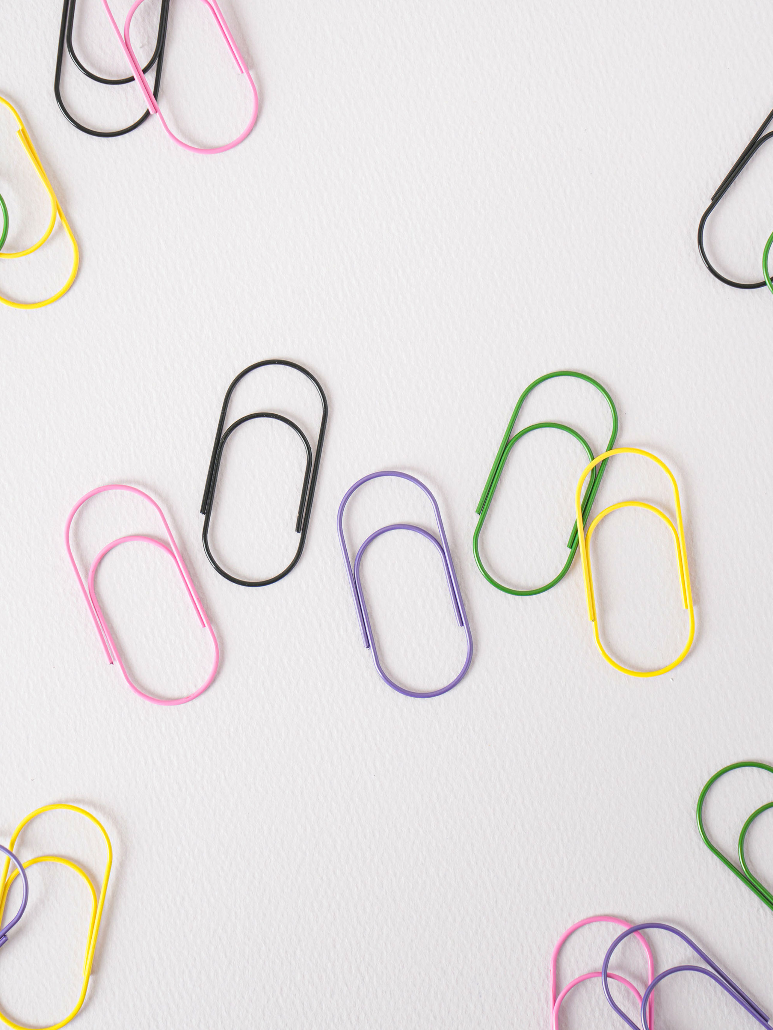 Big color clip 2.2 cm 25 pieces