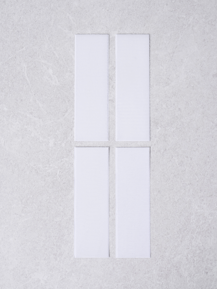 Sticky tape rectangular 4.5 x 15 cm 2 sets white