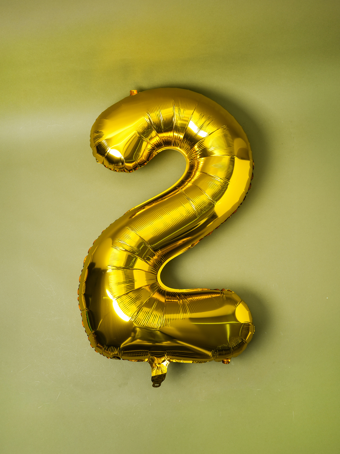 Large Number Balloon 2 1pc Gold