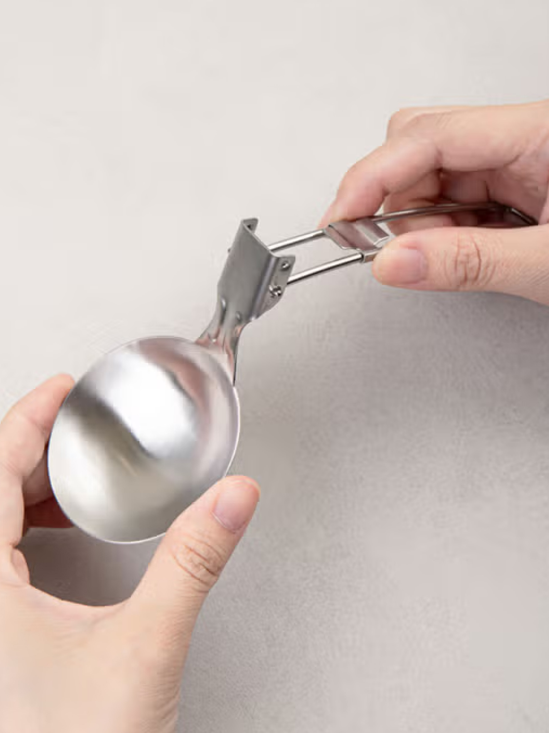 Camping Foldable Stainless Steel Ladle
